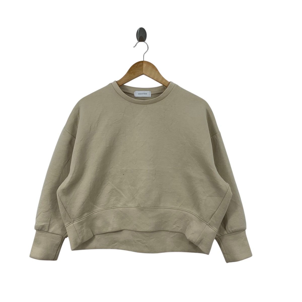 ADAM ET ROPE ADAM ET ROPE Made In Japan Plain Design Pastel Sweatshirt Size XXL / US 16-18 / IT 52-54 - 3 Thumbnail