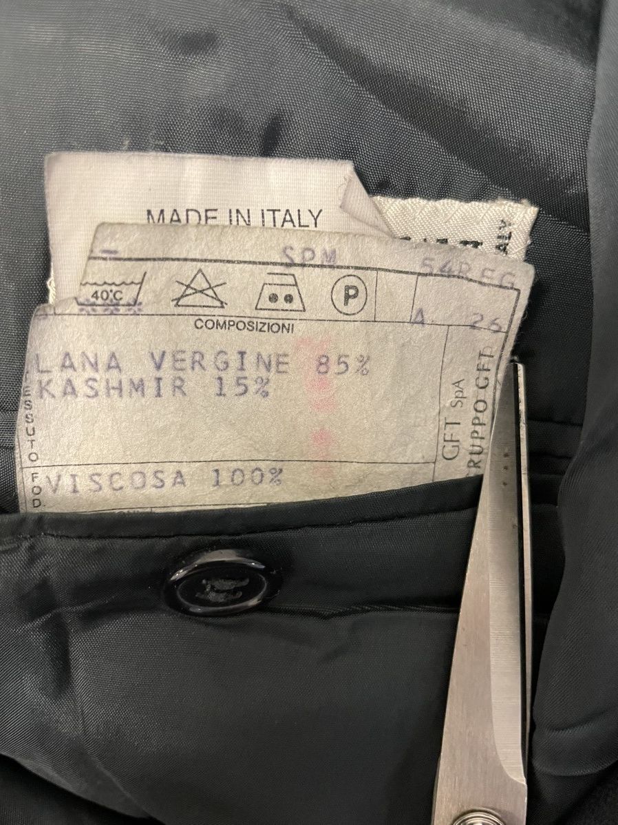 Giorgio Armani × Vintage Winter Weight Wool & Cashmere Double Breasted Jacket Size 44R - 8 Thumbnail