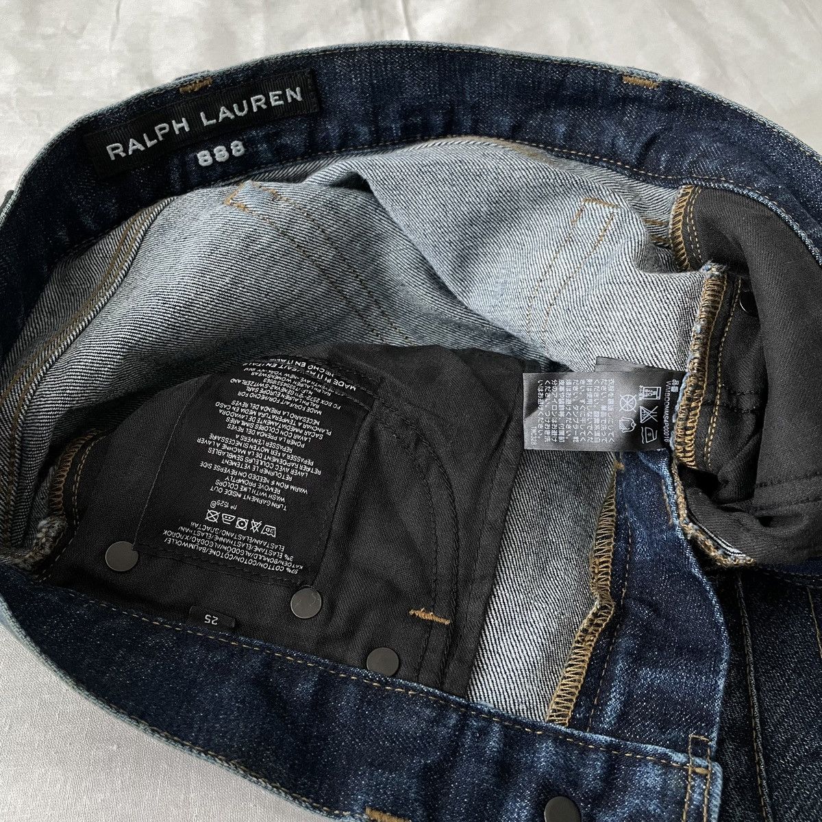 Polo Ralph Lauren Polo Ralph Lauren Bikers Denim Jeans Size US 29 - 6 Thumbnail