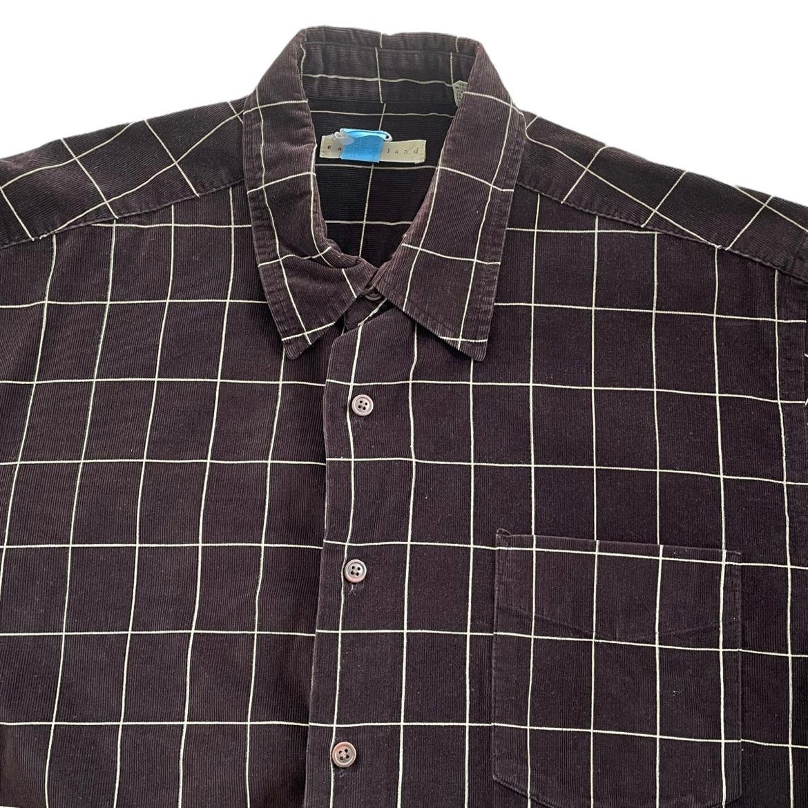 Vintage Vintage East Island Corduroy Plaid Button-Down Shirt L Size US L / EU 52-54 / 3 - 3 Thumbnail