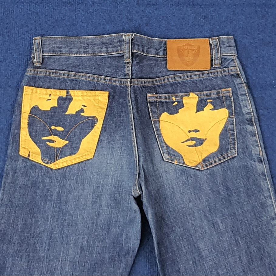 Hysteric Glamour Vintage Hysteric Glamour Japan Custom Logo Jeans C265N34 Size 27" / US 4 / IT 40 - 2 Thumbnail