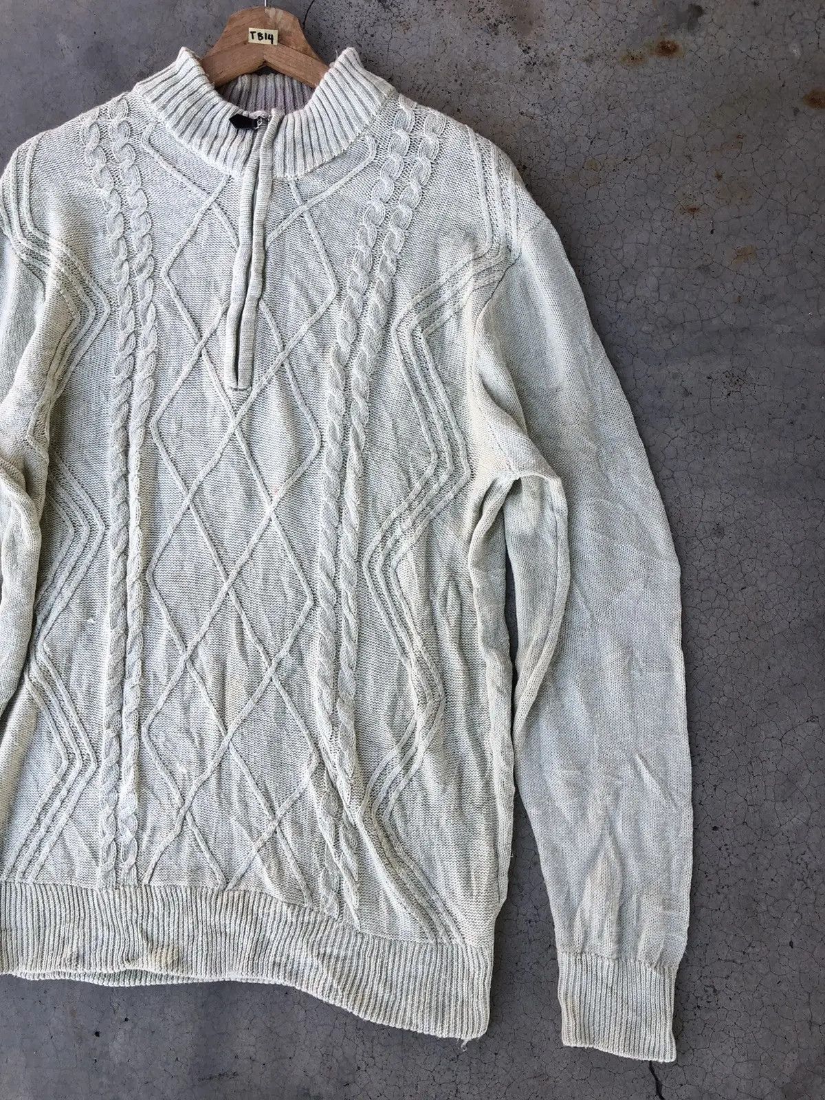 Aran Isles Knitwear × Designer × Homespun Knitwear Japanesebrand Pureknit Jumper/Memeri Knitting Pattern Size US M / EU 48-50 / 2 - 3 Thumbnail