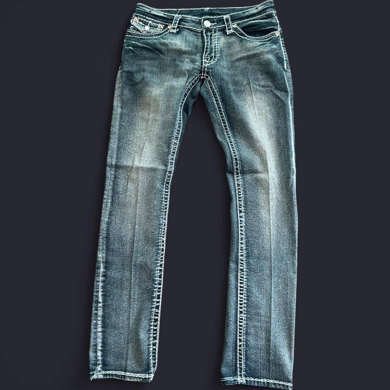 True Religion True religion gray blue jeans Size 29" - 1 Thumbnail