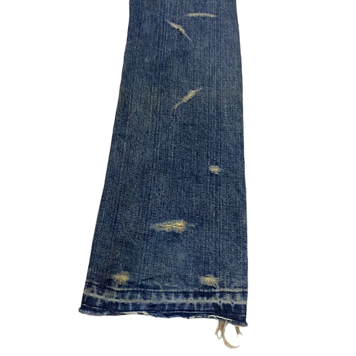 Japanese Brand Hiromichi Nakano Distressed Denim Flare Jeans Size US 30 / EU 46 - 15 Thumbnail