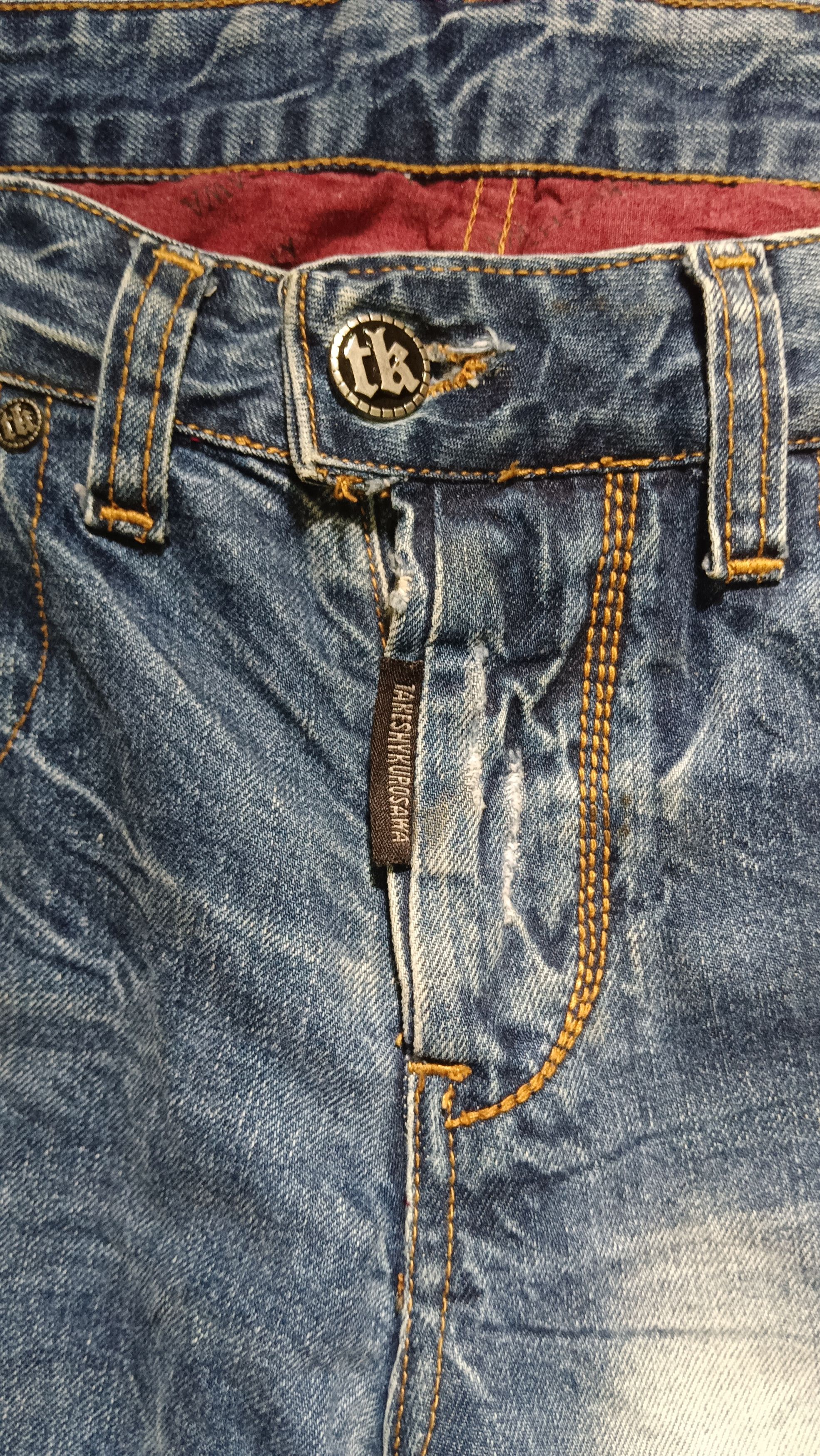 Takeshy Kurosawa Takeshy Kurosawa The Art Denim Size US 35 - 9 Thumbnail