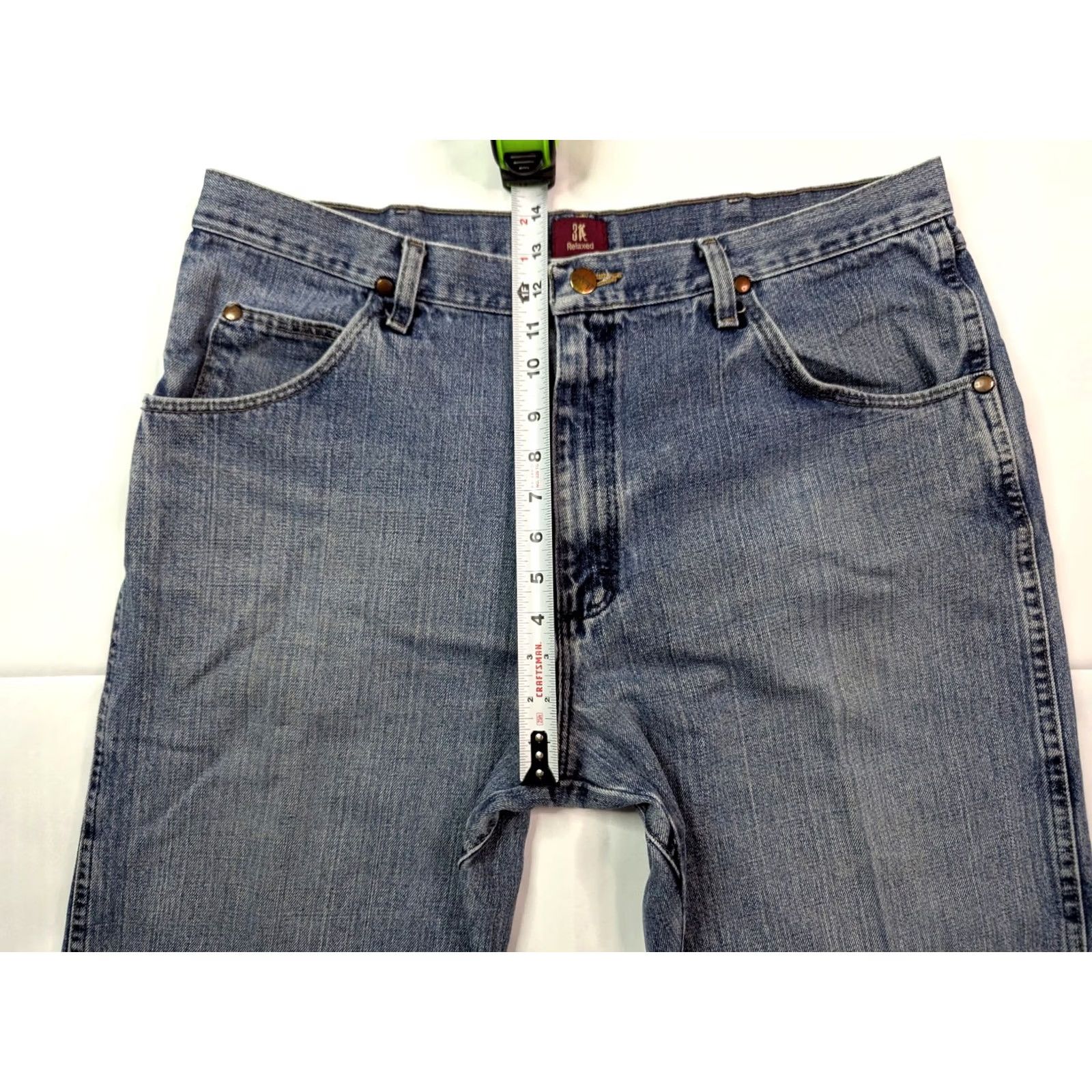 Wrangler VINTAGE Wrangler Cowboy Cut Jeans 36W 29L Blue Relaxed Fit Denim 5-Pocket Wrangler Cowboy Cut Mens Jeans Size US 36 / EU 52 - 5 Thumbnail