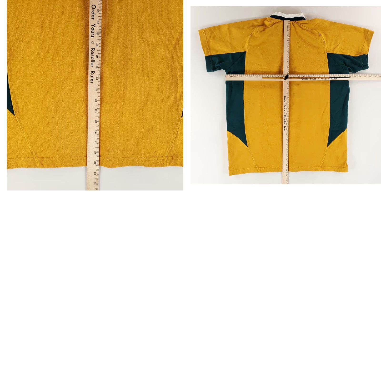 Vintage CCC Wallabies Authentic Rugby Shirt Polo Short Sleeve Quantas Australia Mens XL Yellow Size US XL / EU 56 / 4 - 8 Thumbnail