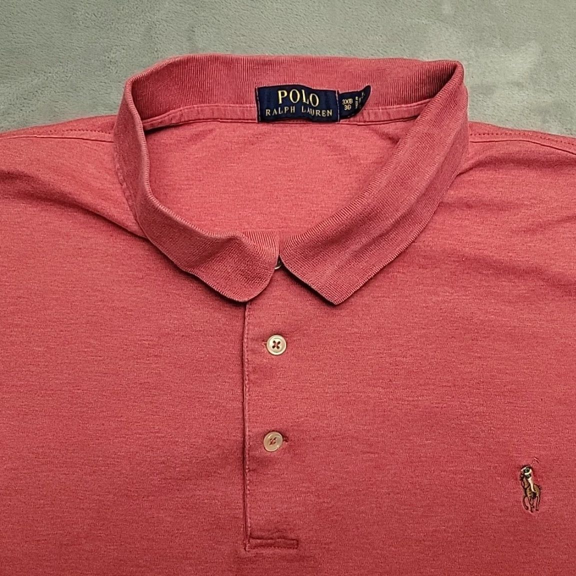 Polo Ralph Lauren Polo Ralph Lauren Shirt Mens 3XB XXXL Big Red Heather 100% Cotton Pony Golf Size US XXL / EU 58 / 5 - 3 Thumbnail