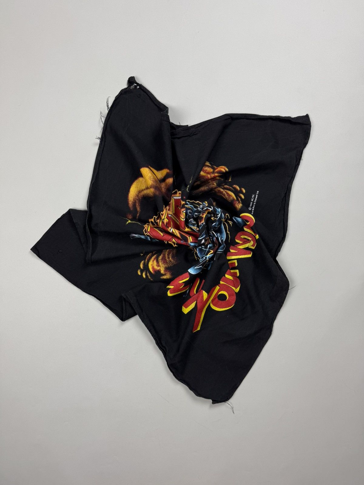 Band Tees × Vintage Vintage 1988 AC/DC Blow Up Your Video Handkerchief Size ONE SIZE - 12 Thumbnail