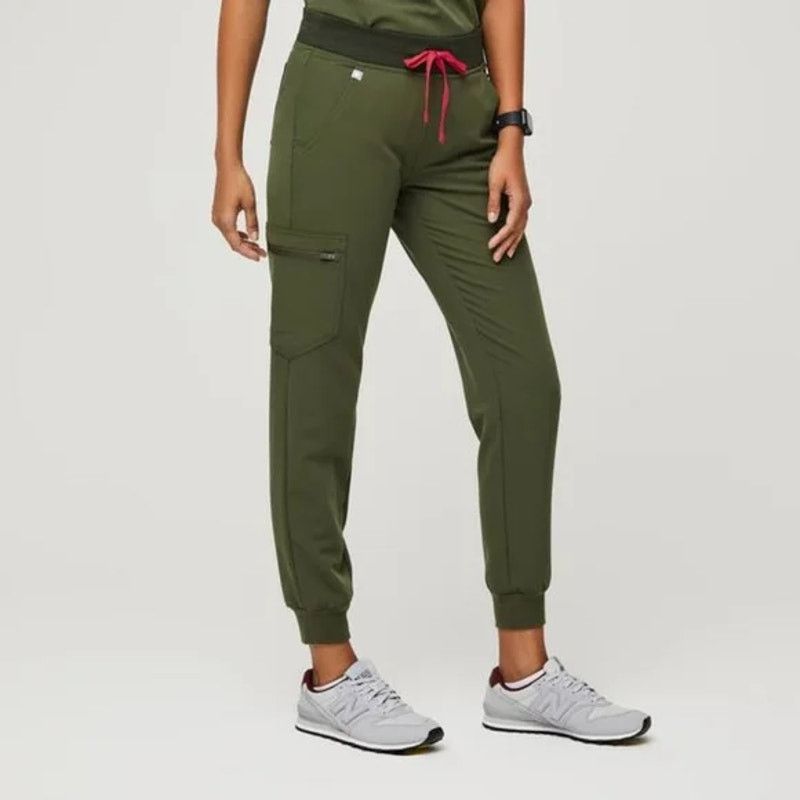 Other Figs Zamora Jogger Scrub Pants Olive Green Women's XS Size 24" / US 00 / IT 34 - 1 Thumbnail