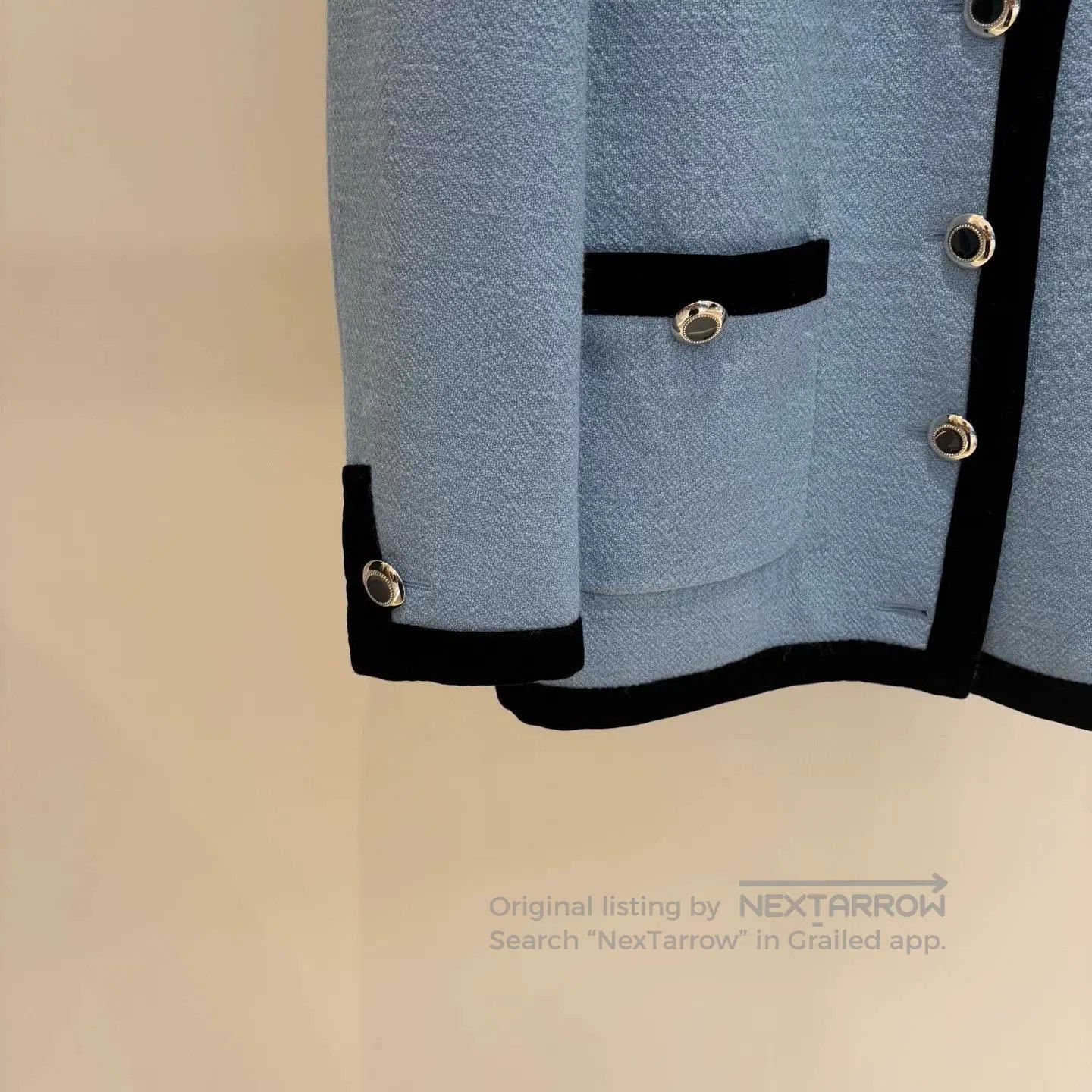 Miu Miu Miu Miu Blue Wool Cardigan Sweater. Size US S / EU 44-46 / 1 - 5 Thumbnail