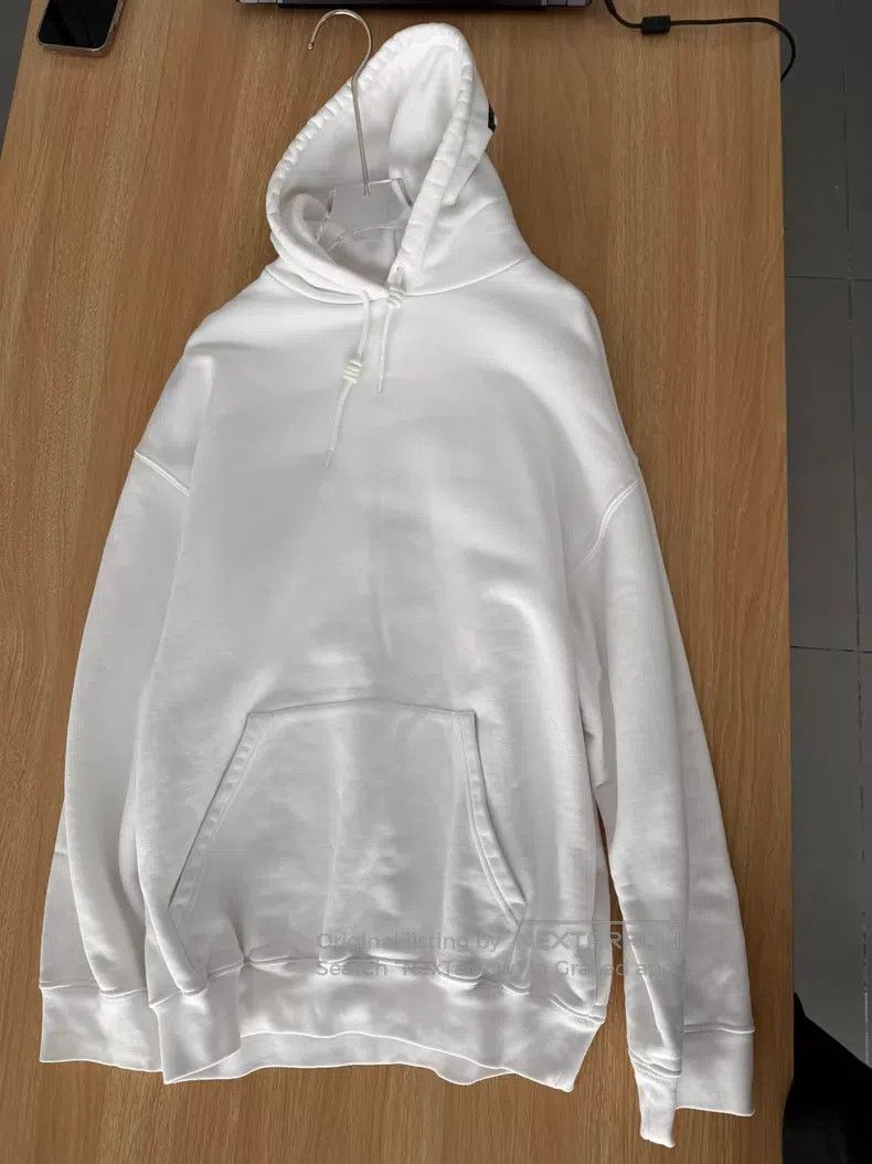 Balenciaga Balenciaga Printed White Loose Hoodie Size US XS / EU 42 / 0 - 1 Thumbnail