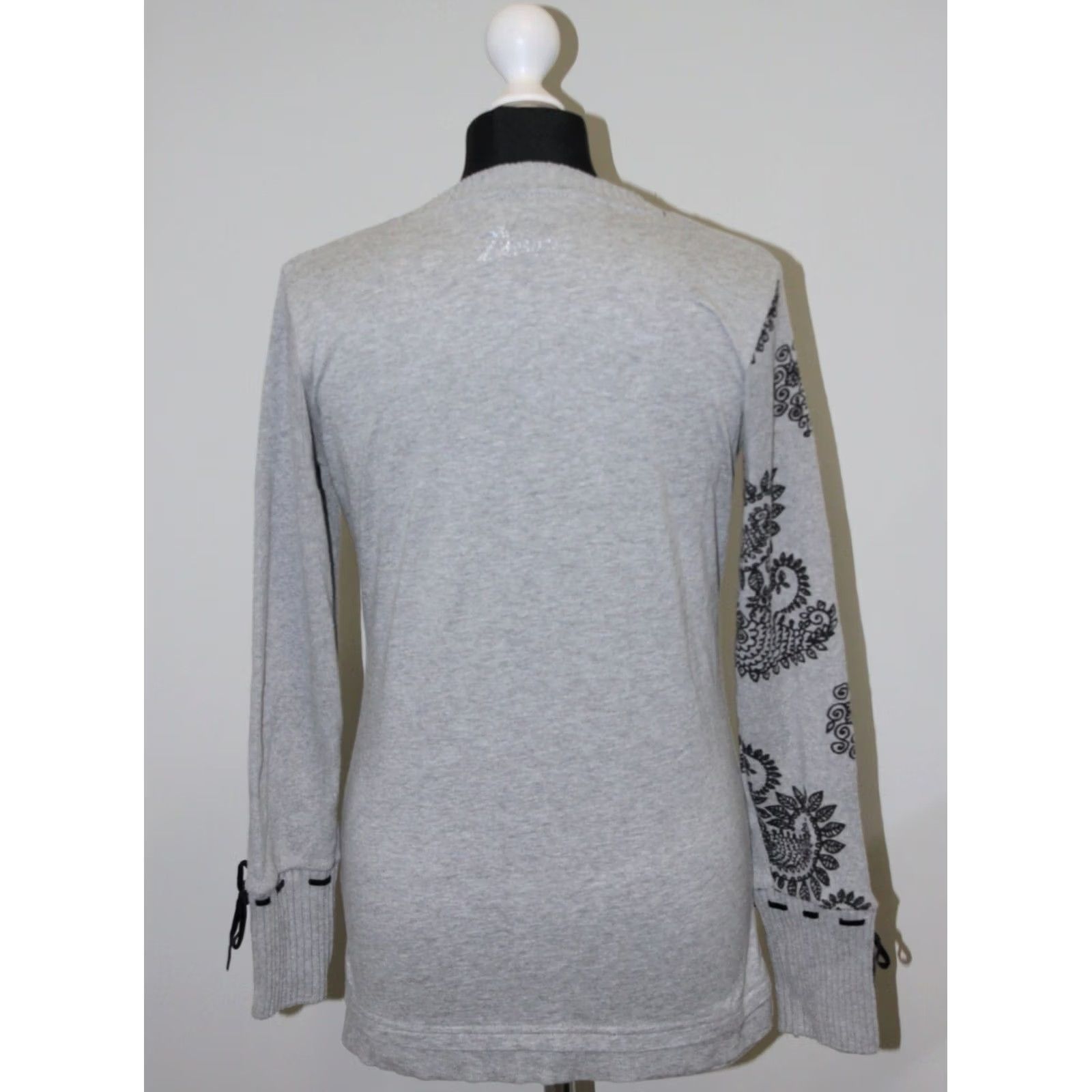 Desigual Desigual womens grey jumper pullover Size M Size M / US 6-8 / IT 42-44 - 4 Thumbnail