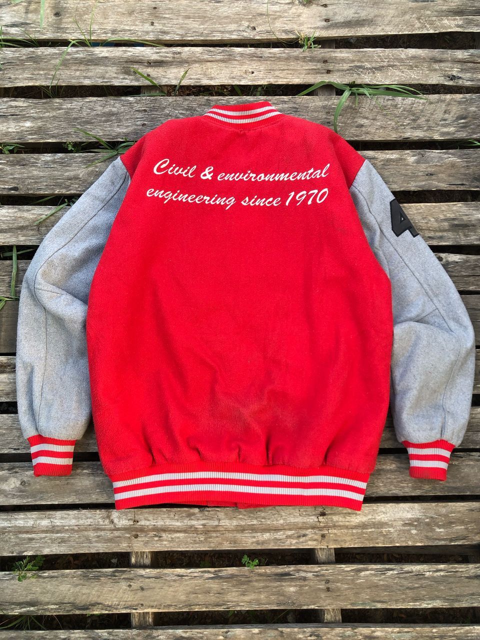 Vintage Vintage CE Varsity Jacket Size US M / EU 48-50 / 2 - 2 Thumbnail