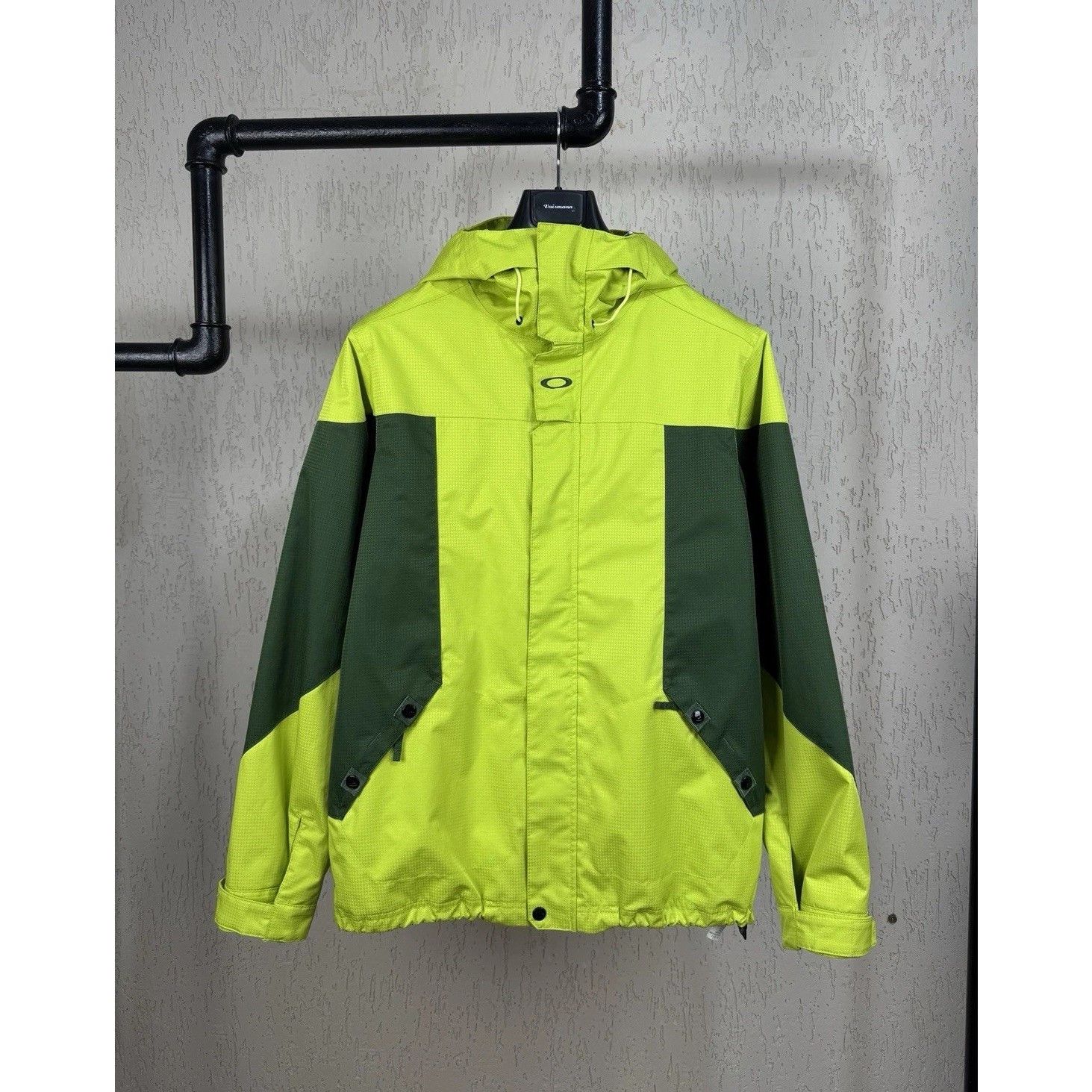 Oakley Sort Lite Jacket Enamel Mint / Forest Green Mens Smal