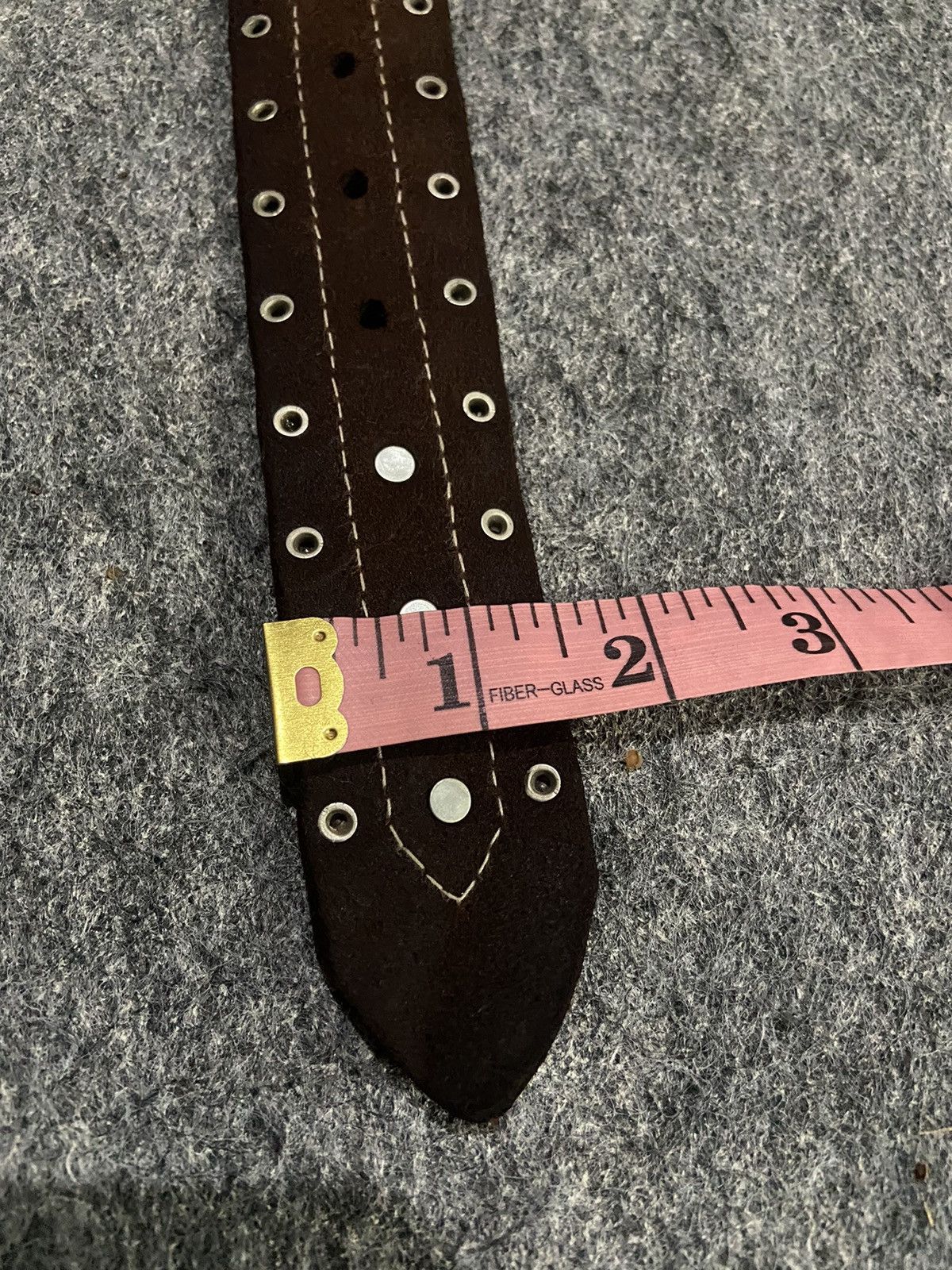 Japanese Brand × Le Grande Bleu (L.G.B.) Vintage leather belt lgb style punk snake belt Size ONE SIZE - 9 Thumbnail