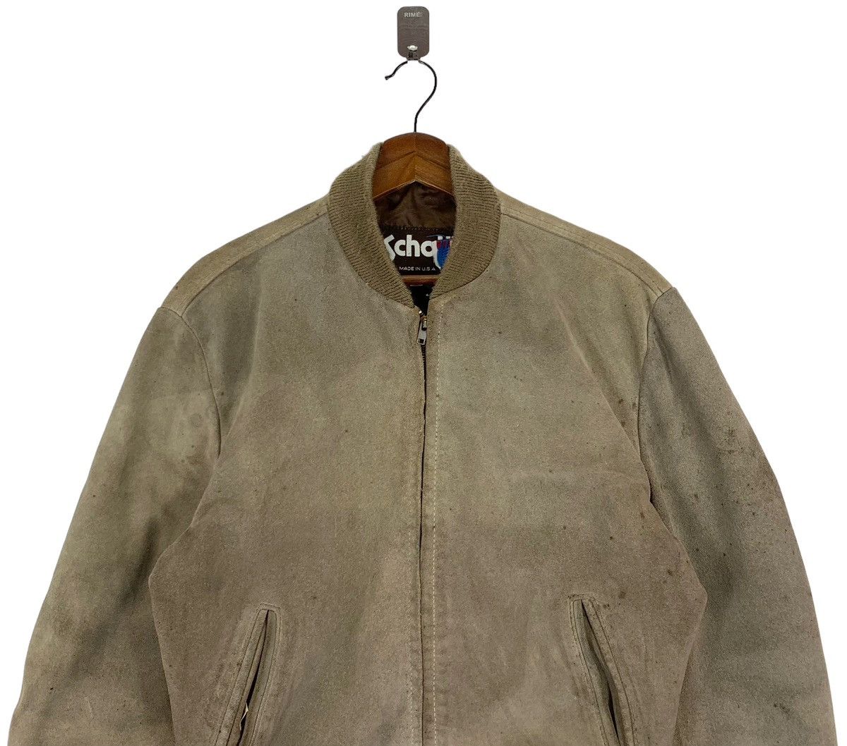 Schott 🔥🔥VINTAGE SCHOTT NYC SUEDE LEATHER BOMBER JACKET Size US M / EU 48-50 / 2 - 4 Thumbnail