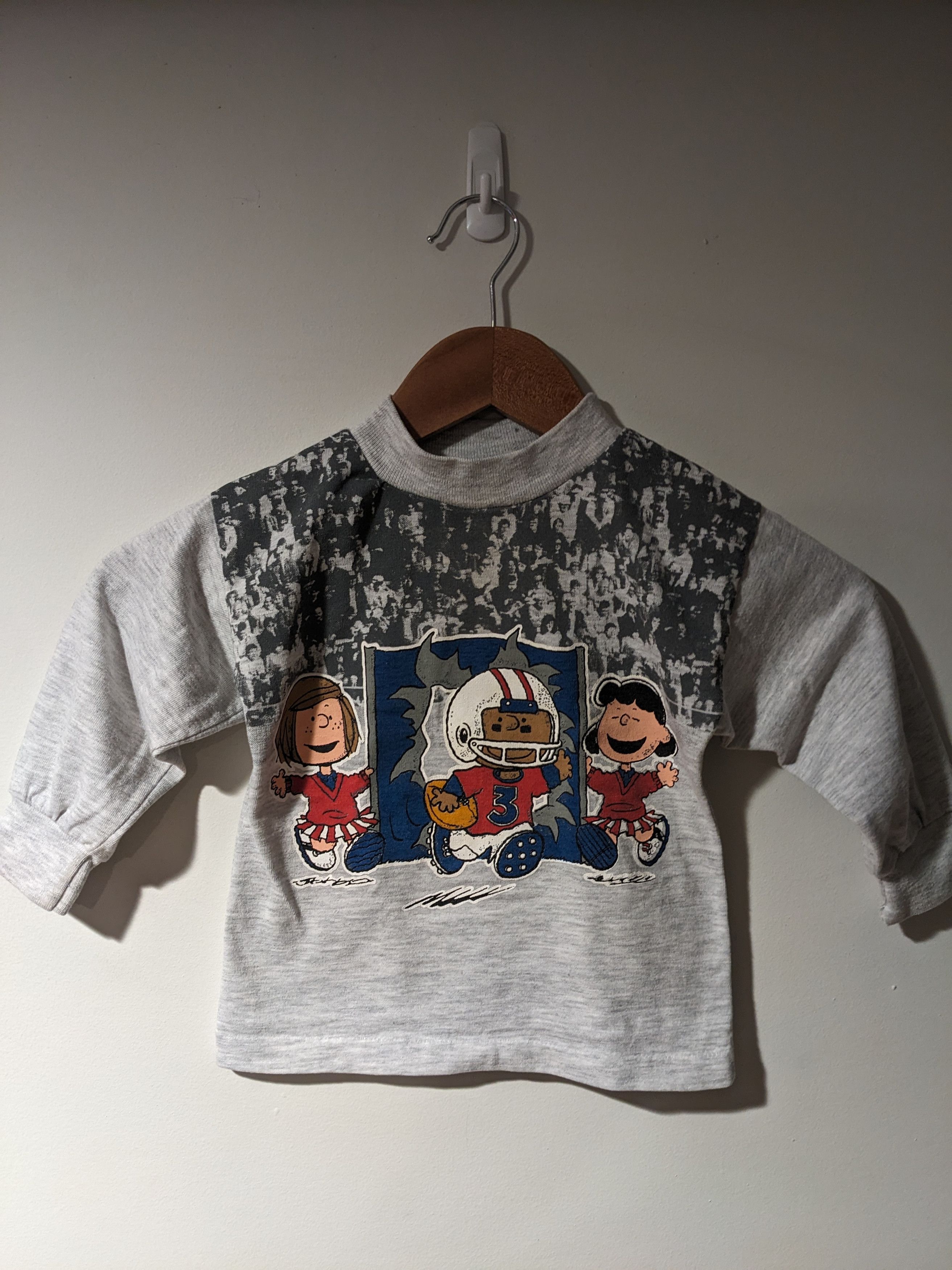 Vintage 90s Peanuts Peppermint Patty Lucy Kids 3T Tee