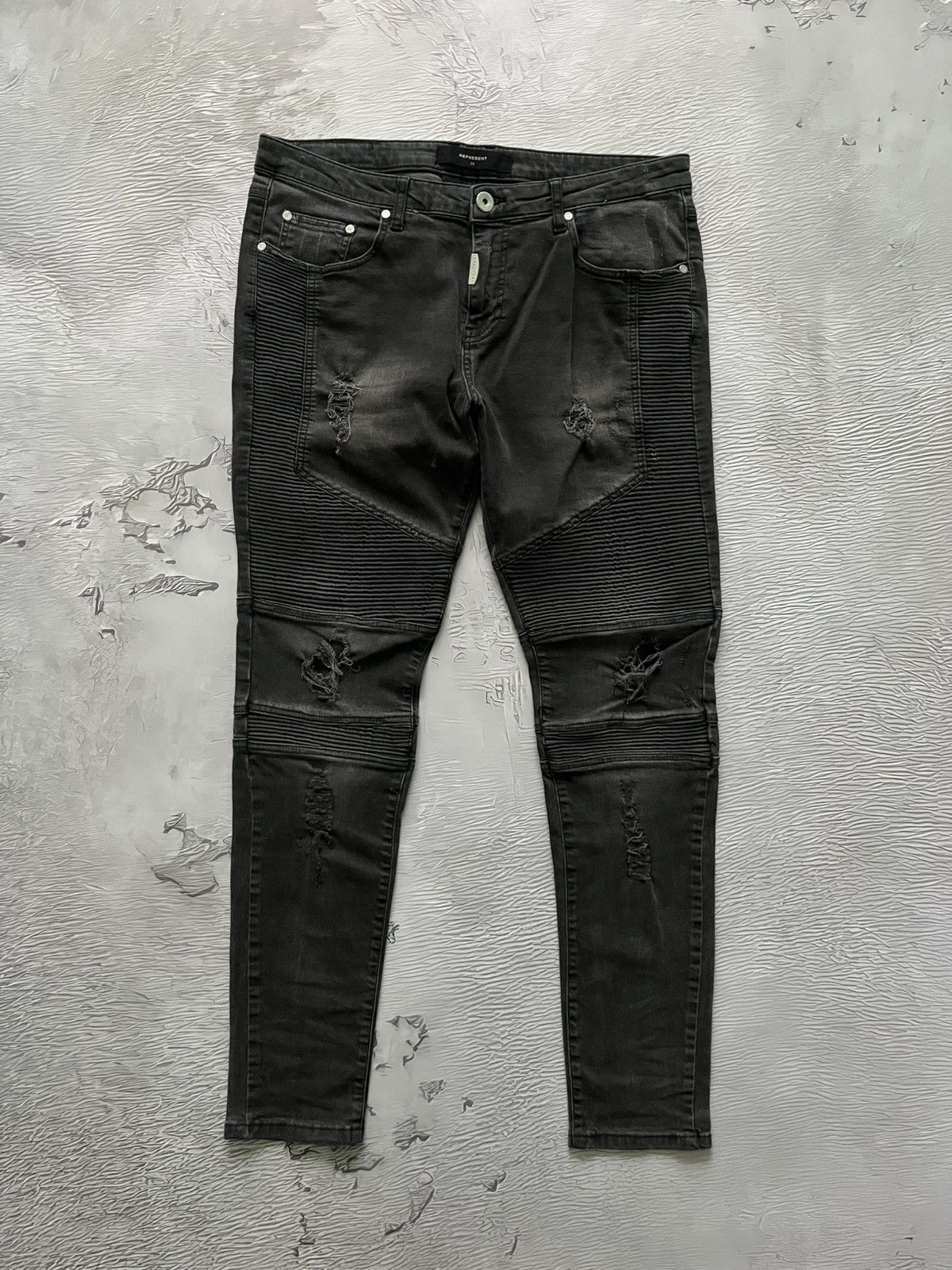 Represent Clo. Y2K Represent Avant Garde Jeans Streetwear Black Size US 34 / EU 50 - 1 Thumbnail