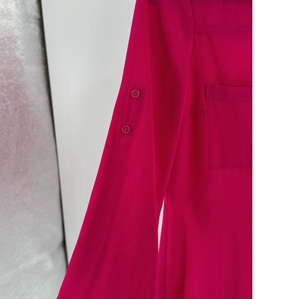 Express Express The Portofino Shirt office roll sleeve versatile XS Size XS / US 0-2 / IT 36-38 - 5 Thumbnail