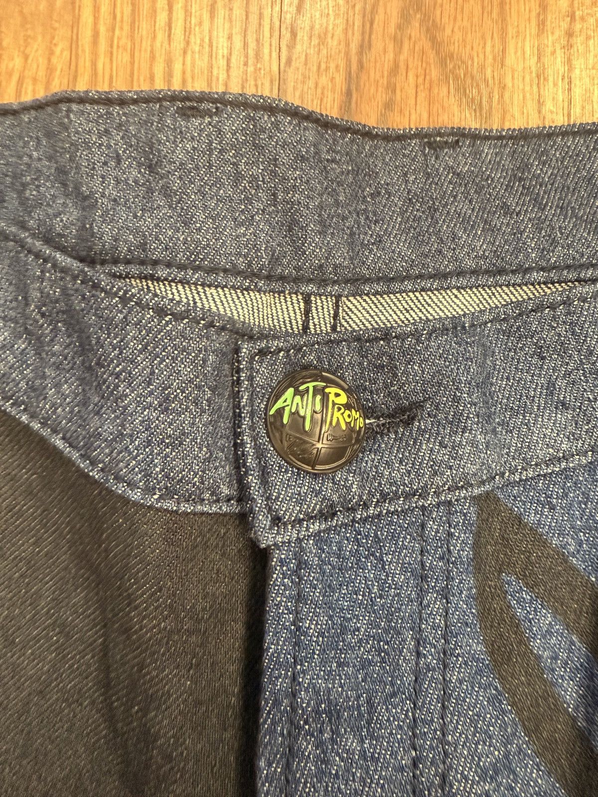 Matty Boy MATTY Boy 99 Eyes Blue/Black Denim Size 36! BRAND NEW RARE! Size US 36 / EU 52 - 6 Thumbnail
