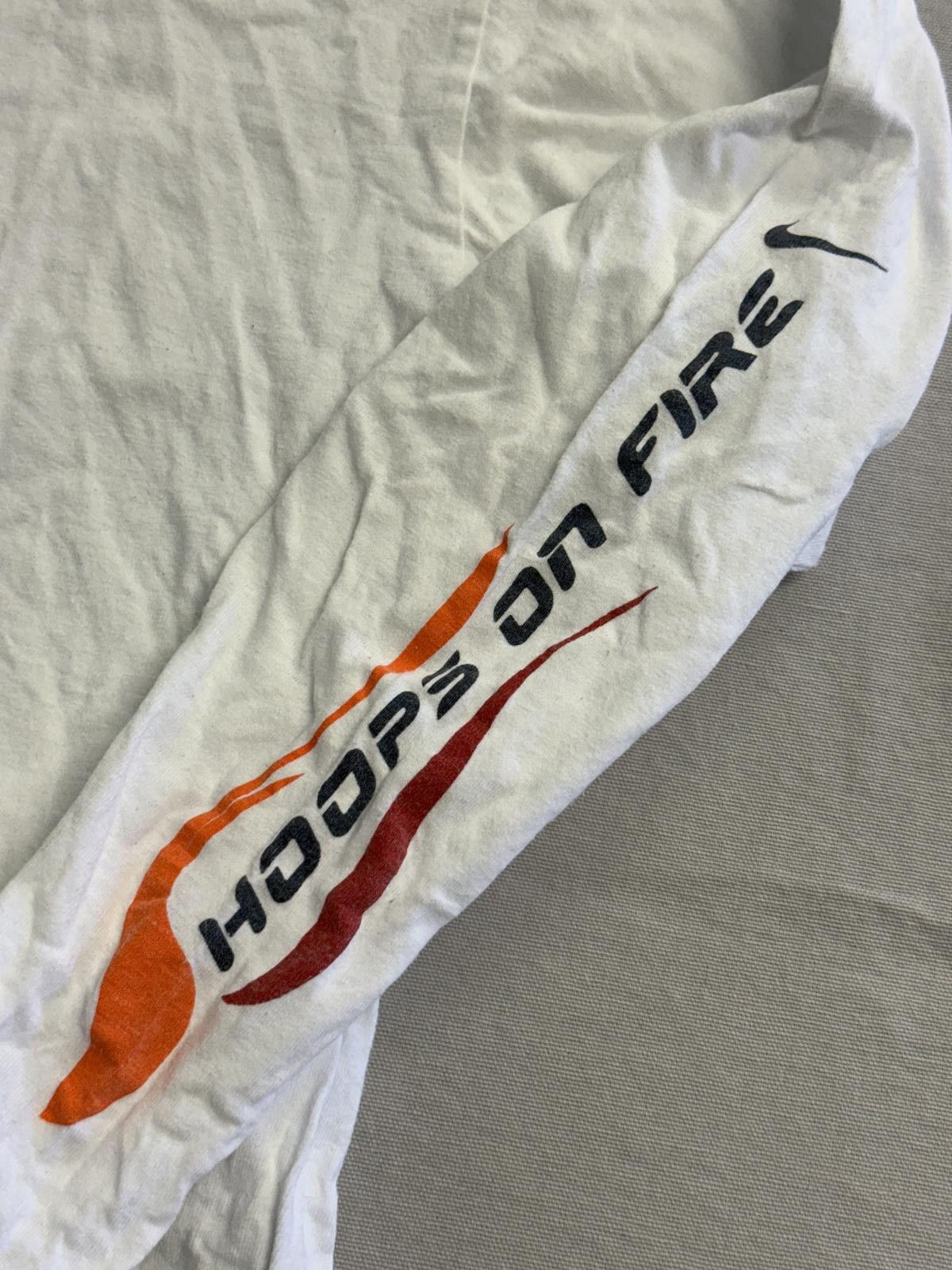 Designer Y2K Nike Basketball Long Sleeve Tee - Hoops on Fire - M Size US M / EU 48-50 / 2 - 5 Thumbnail