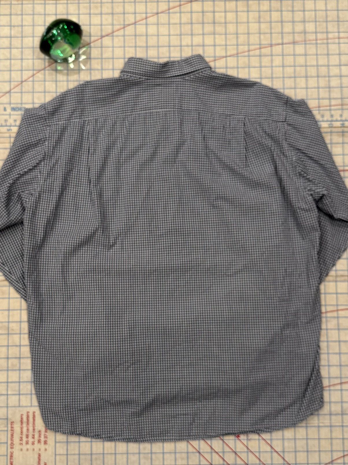 Lacoste Lacoste Gingham Pattern Button Up Shirt Made In France 44 Size US XL / EU 56 / 4 - 9 Thumbnail