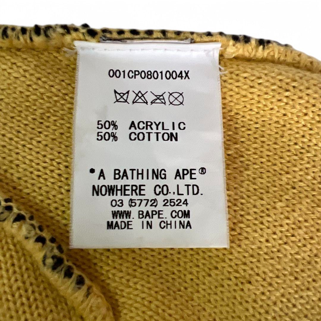 Bape A Bathing Ape (BAPE) - M Beanie Hat Black Cotton Size ONE SIZE - 5 Thumbnail