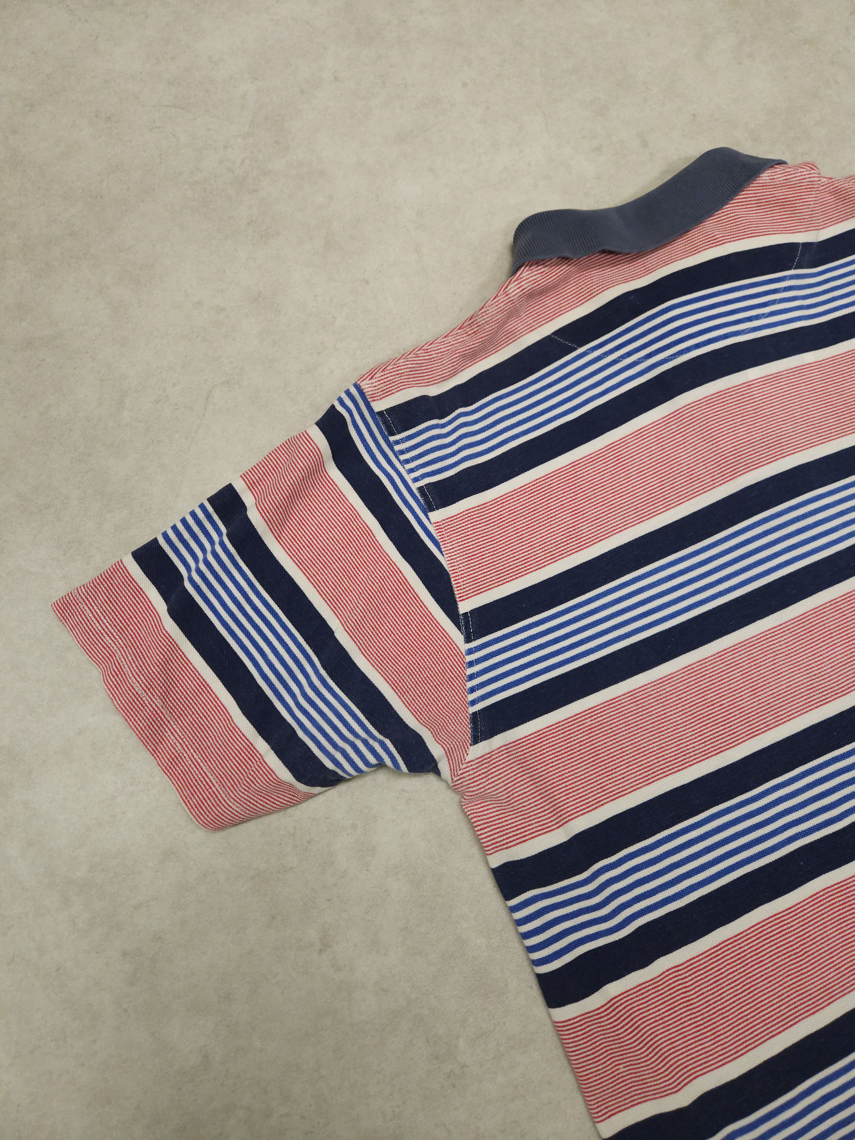 Burberry Vintage burberry striped polo shirt Size US S / EU 44-46 / 1 - 7 Thumbnail