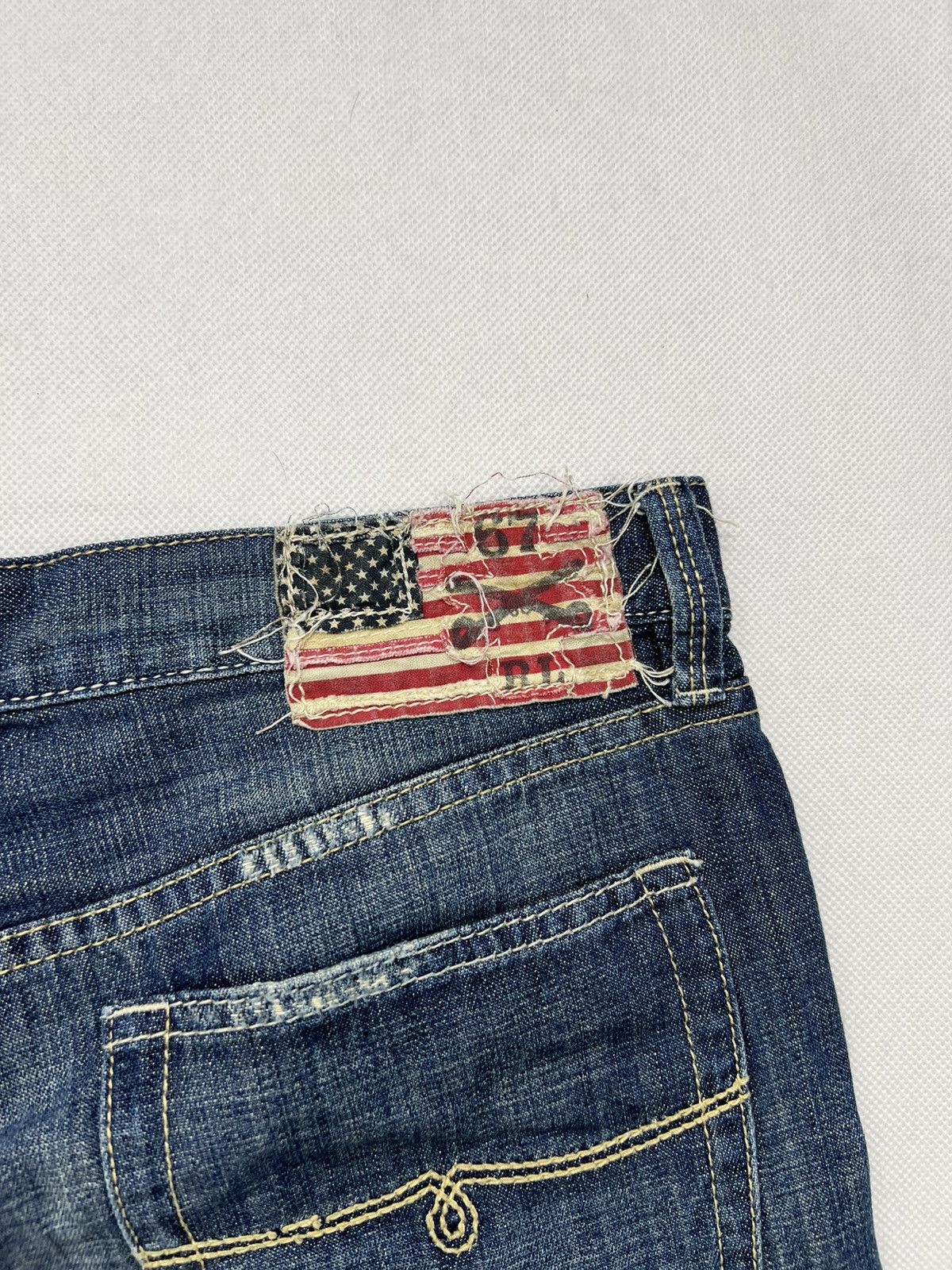 Ralph Lauren Shorts Ralph Lauren RL 67 Flag USA Jeans Size 27" / US 4 / IT 40 - 4 Thumbnail