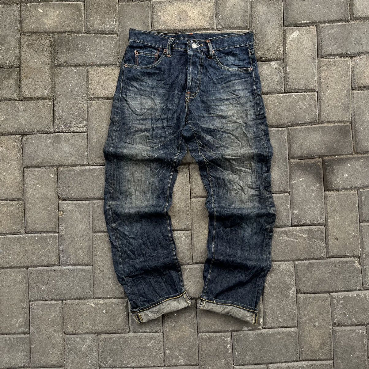 Levi's 90s Vintage Raw Denim Seldvedge Levi’s 501 Made In USA Size US 30 / EU 46 - 2 Thumbnail