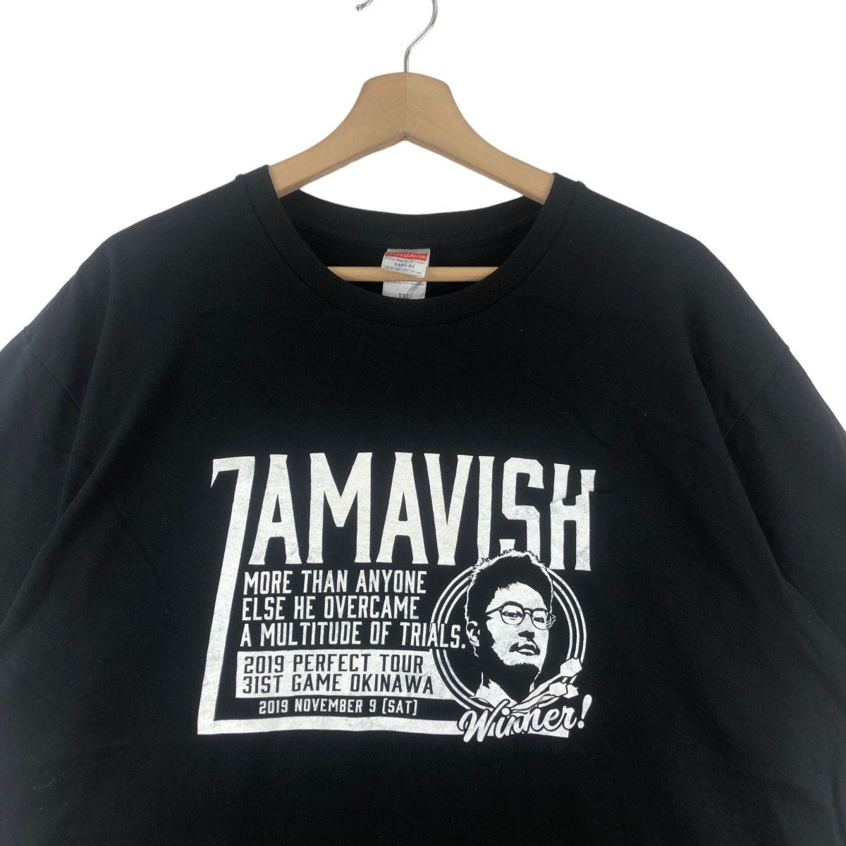 Vintage ZAMAVISH JAPAN 2019 Perfect Tour Game Okinawa Tee Shirt Top Size US XXL / EU 58 / 5 - 2 Thumbnail