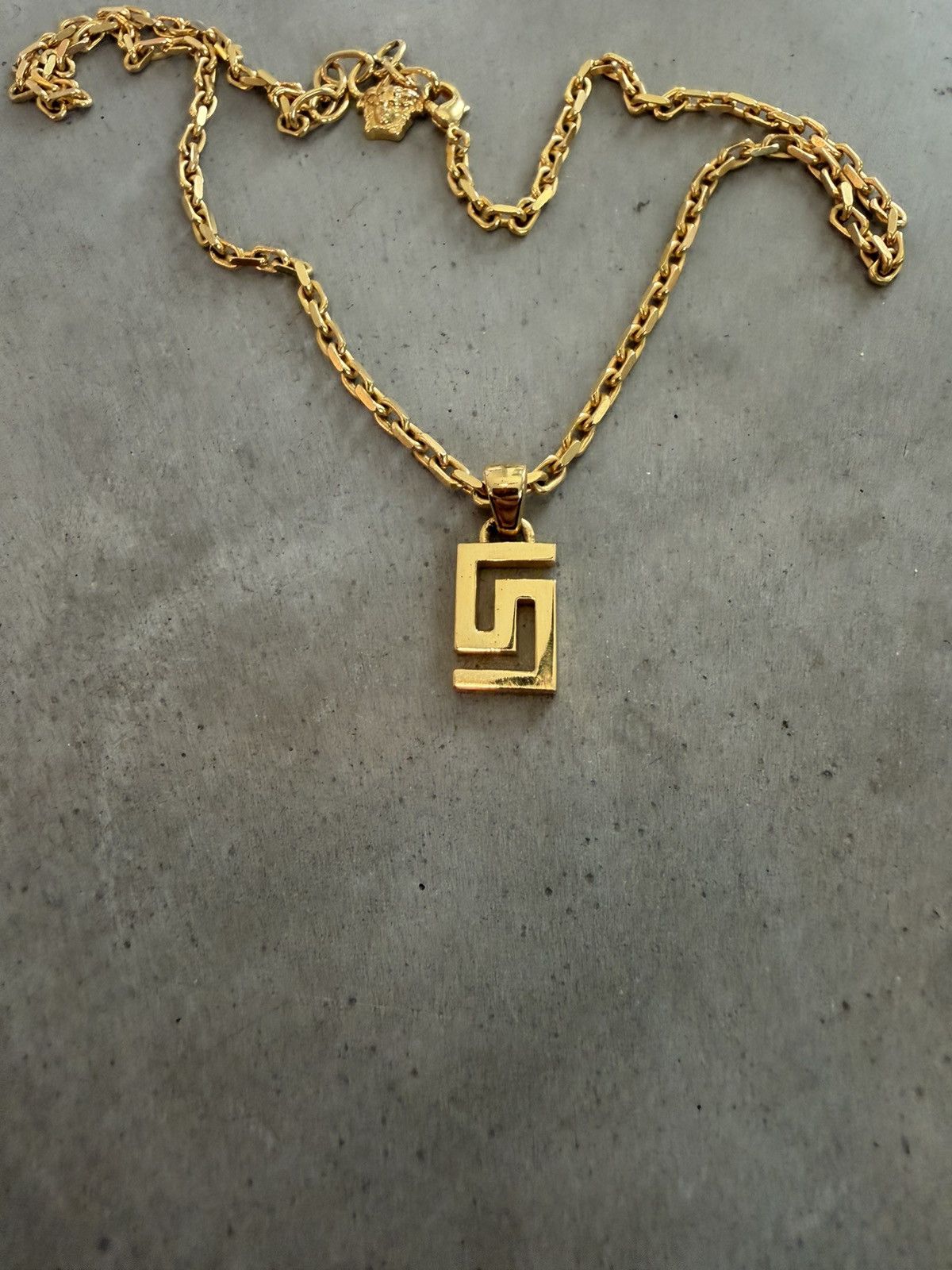 Versace VERSACE GRECA PENDANT NECKLACE- Adjustable Length Size ONE SIZE - 2 Thumbnail