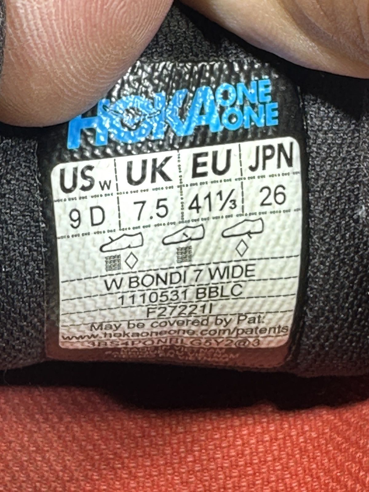 Hoka PreOwned Hoka Bondi 8 Women's 9 D Wide Running Cushion Size US 9 / IT 39 - 7 Thumbnail
