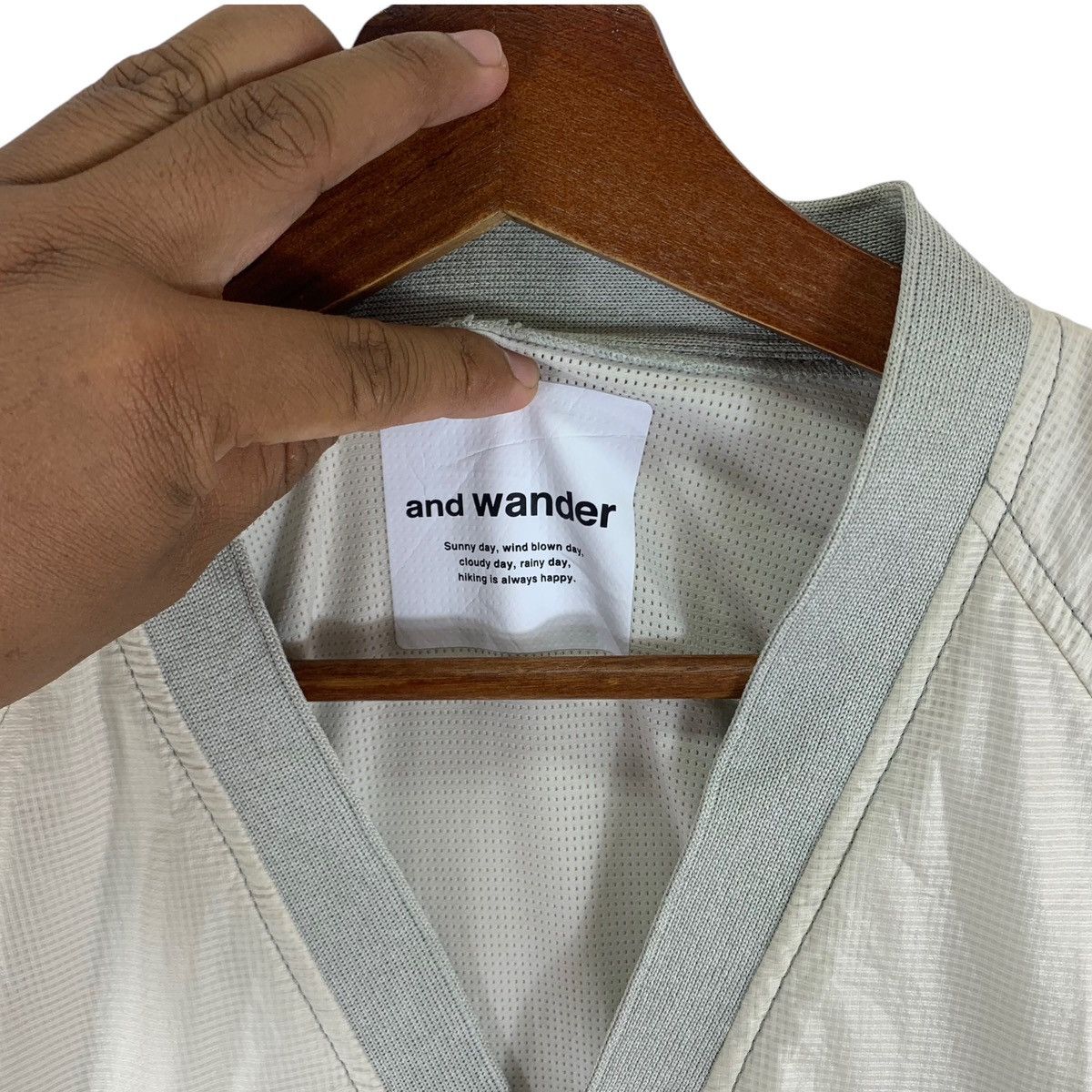 And Wander VINTAGE AND WANDER OUTDOOR NYLON SNAP BUTTON JACKET Size US M / EU 48-50 / 2 - 6 Thumbnail