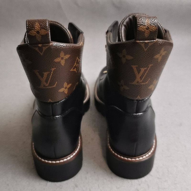Louis Vuitton Louis Vuitton Black Territory Ankle Boots for Women -2505 Size US 6 / IT 36 - 3 Thumbnail