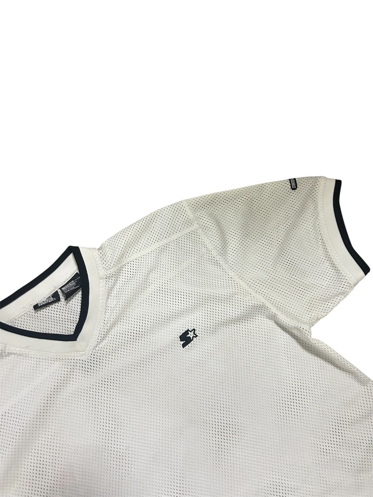 Starter Vintage Starter Hip-Hop Mesh V-Neck Jersey Shirt Size US L / EU 52-54 / 3 - 3 Thumbnail