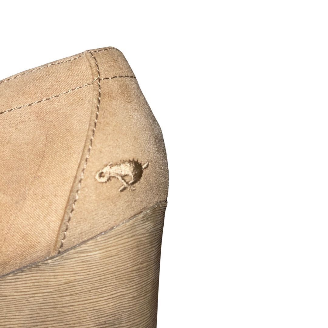Other Rocket Dog Suede Ankle Boots Beige Lace up Chunky Heel Y2K Size US 9 / IT 39 - 5 Thumbnail