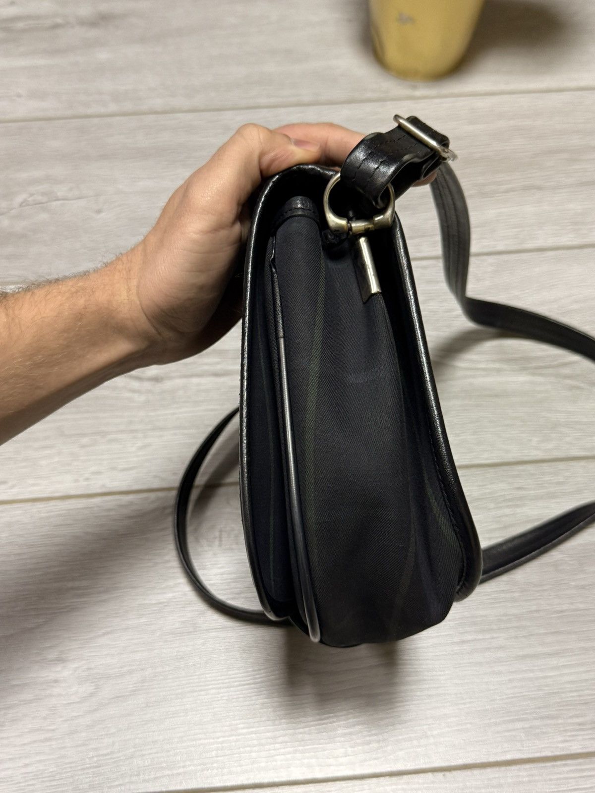 Burberry Burberry check leather crossbody bag Size ONE SIZE - 8 Thumbnail