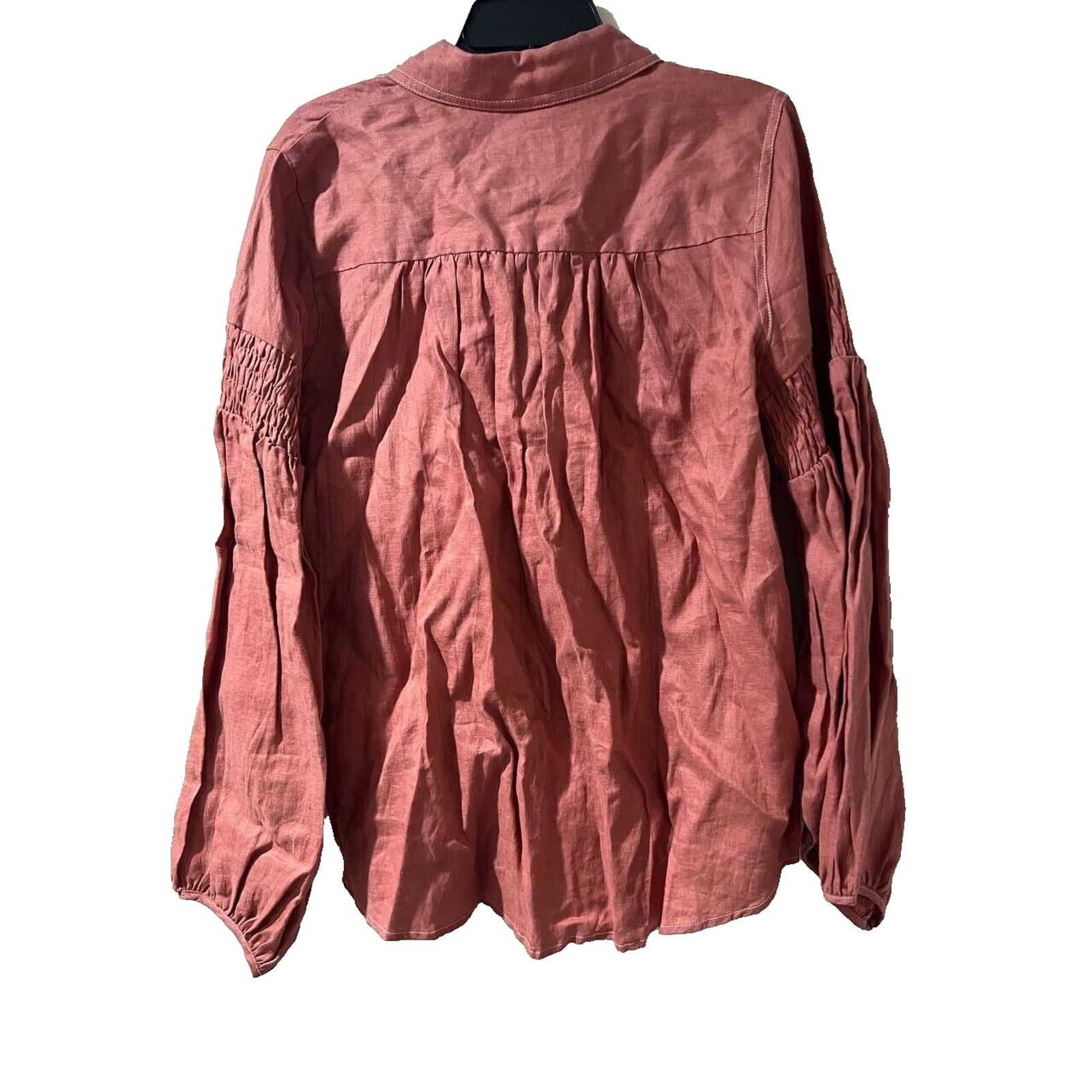 & Other Stories SANCIA Women THE LUCIE SHIRT linen Blouse Button L A000078 Size L / US 10 / IT 46 - 10 Thumbnail