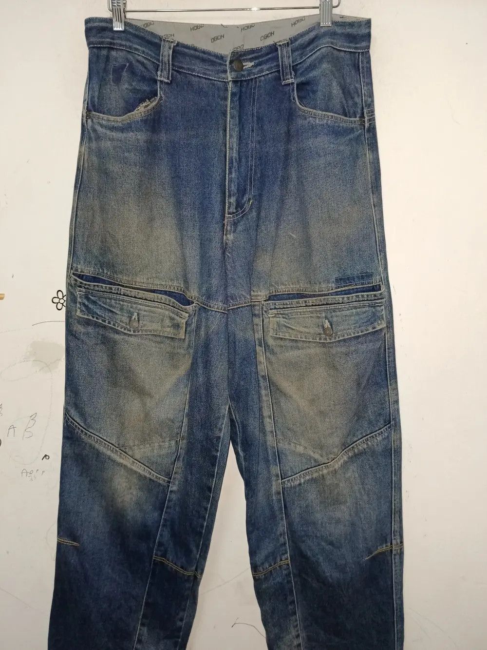 Japanese Brand Vintage Hobo Baggy hiphop Jeans Size US 34 / EU 50 - 4 Thumbnail