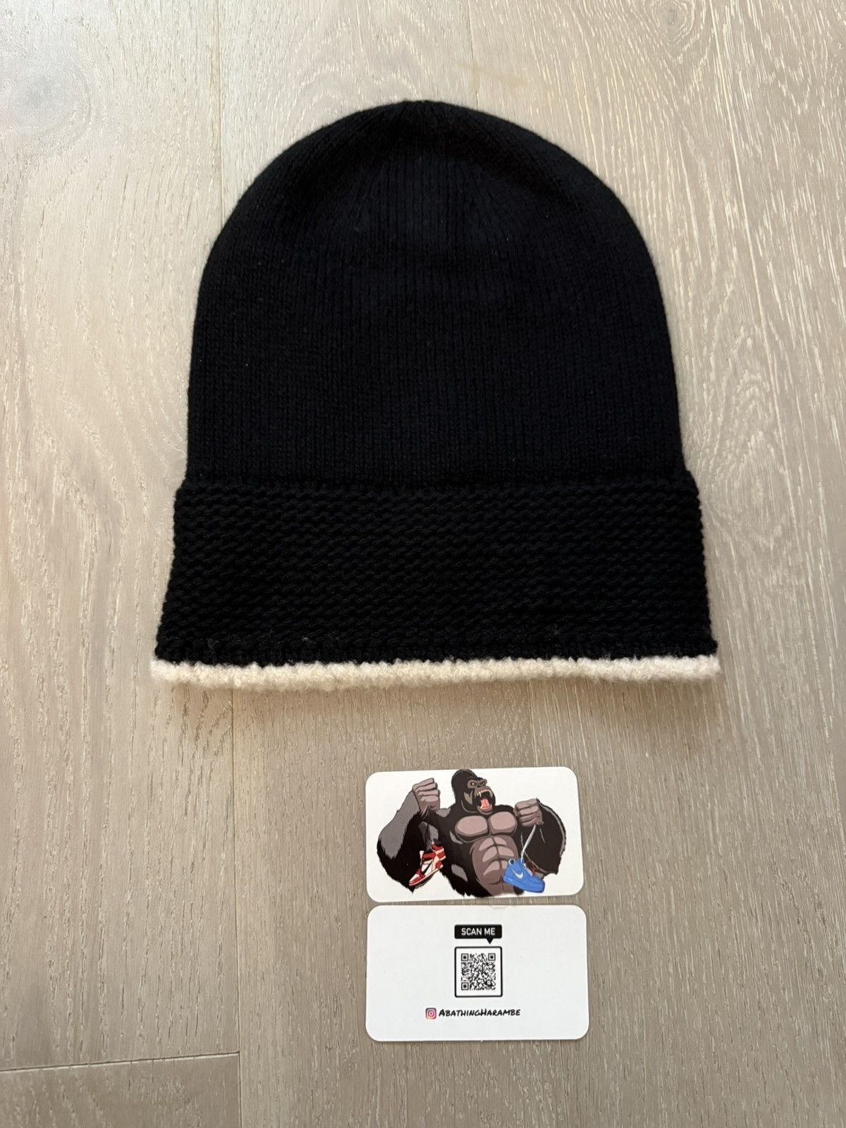 Chanel Chanel Cashmere CC Beanie Size ONE SIZE - 4 Thumbnail