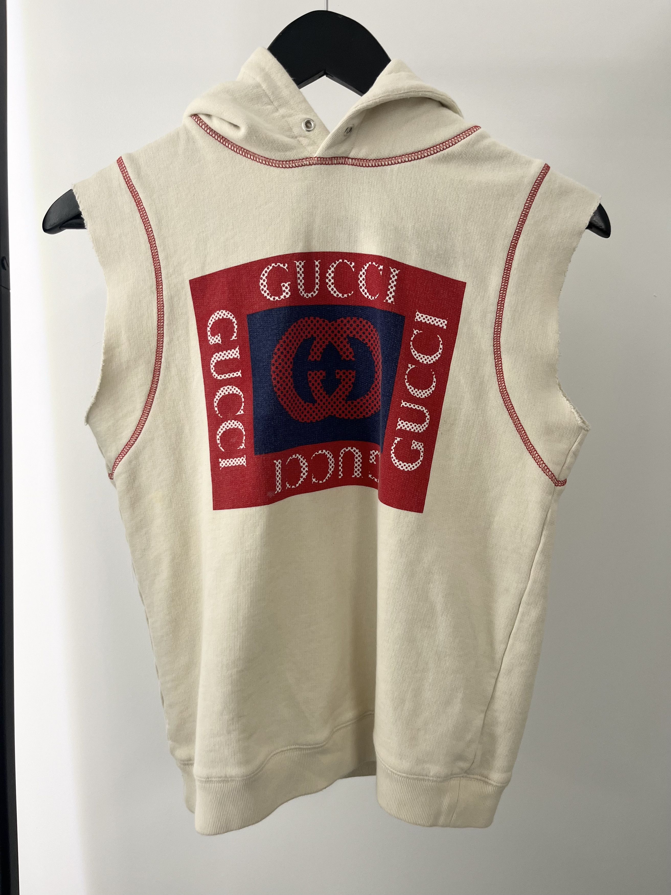 Gucci Gucci Sleeveless Hoodie Size US S / EU 44-46 / 1 - 1 Thumbnail