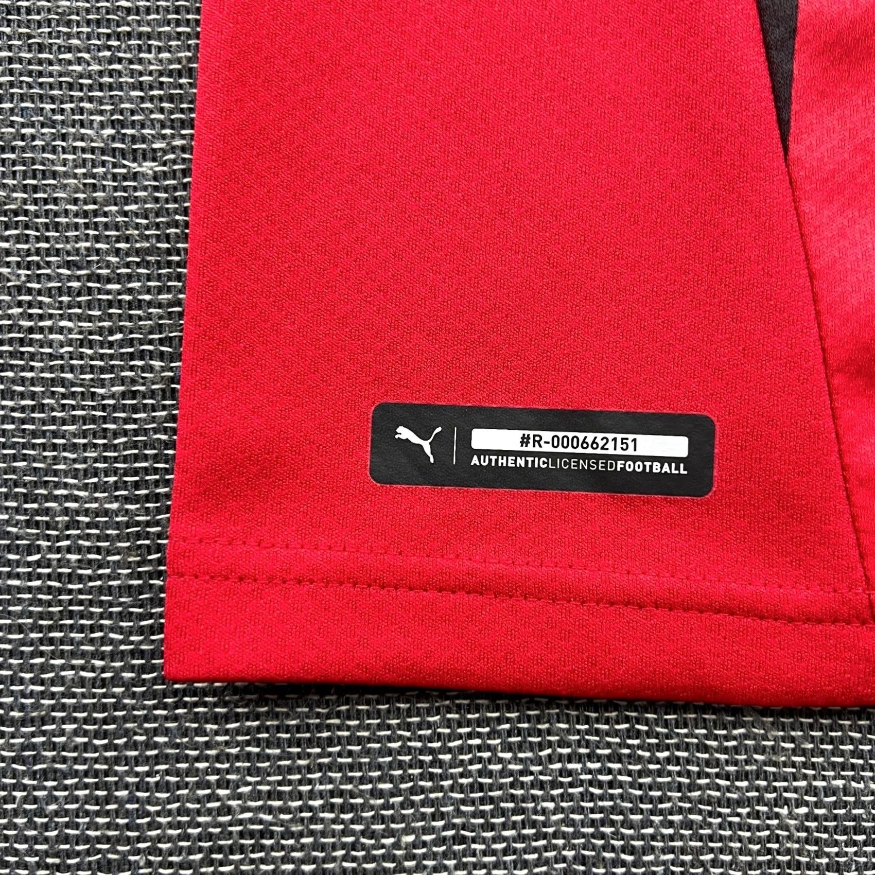Puma PUMA AC Milan 2021 2022 Home Football Jersey Shirt Medium Multicolor Short Sleeve Crew Neck Mens Soccer Shirt Size US M / EU 48-50 / 2 - 4 Thumbnail