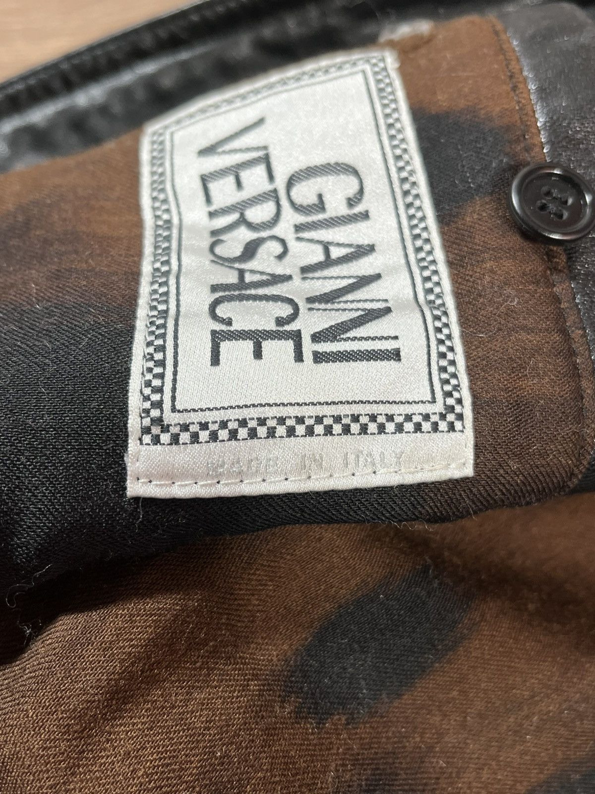 Versace GIANNI VERSACE 1992s LEATHER JACKET VERY RARE Size US XL / EU 56 / 4 - 20 Thumbnail