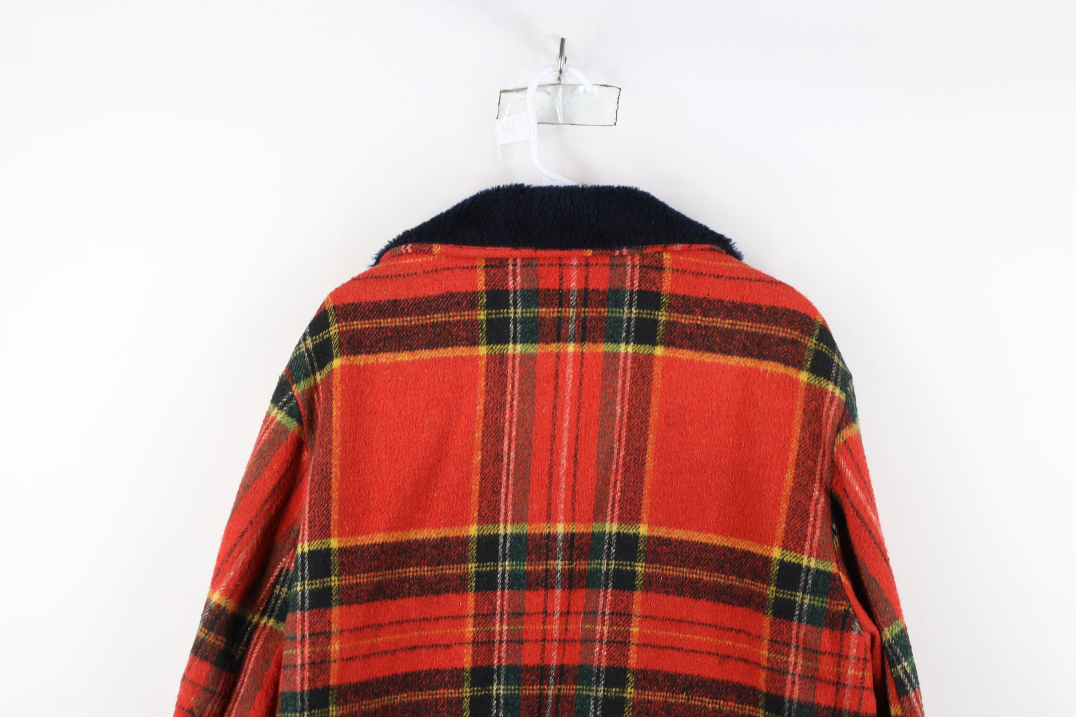 Vintage Vintage 70s Streetwear Fleece Lined Wool Button Jacket USA Size US L / EU 52-54 / 3 - 13 Thumbnail