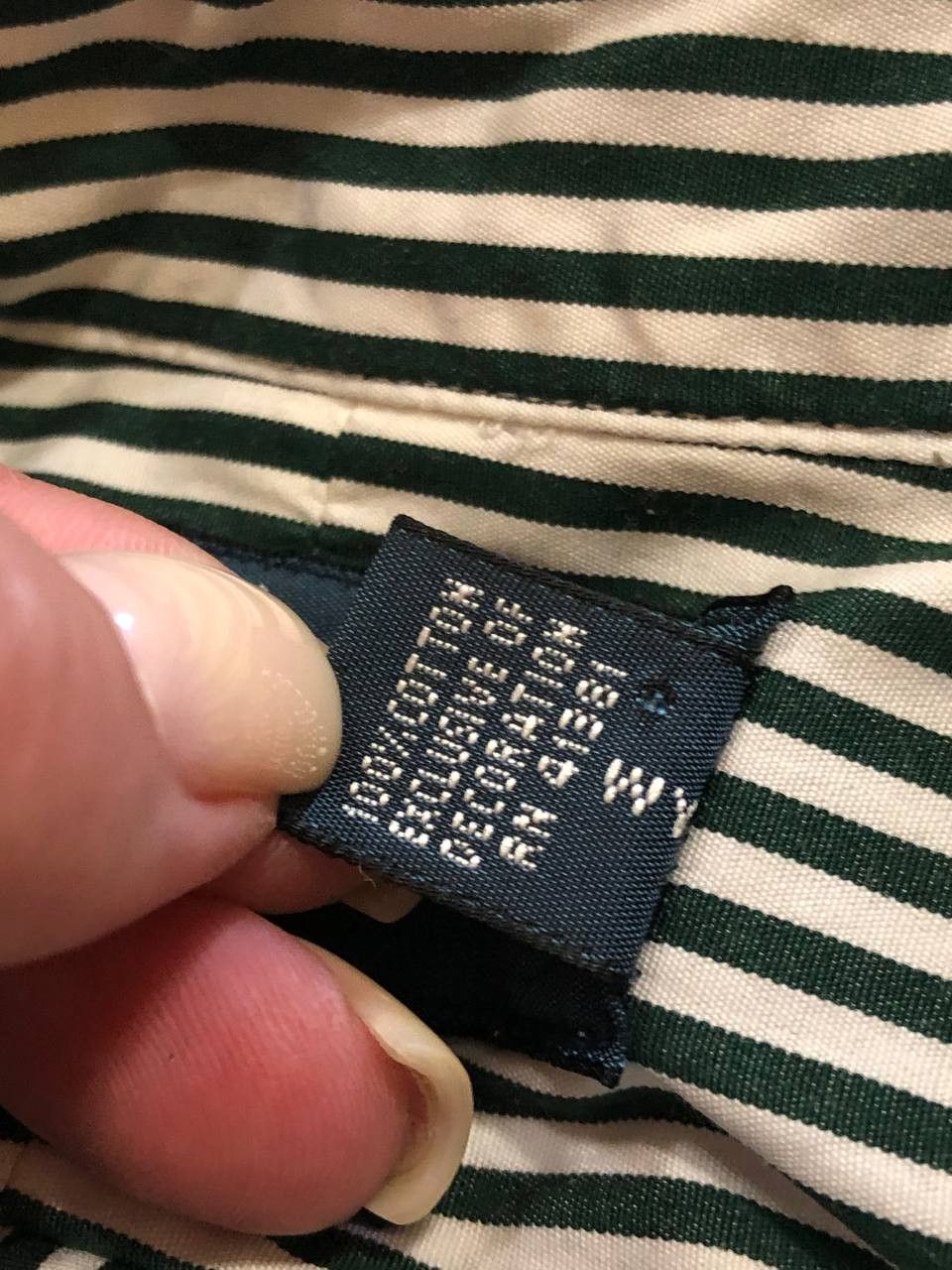 Ralph Lauren Vintage striped Shirt print Ralph Lauren Y2K custom fit Size US L / EU 52-54 / 3 - 3 Thumbnail
