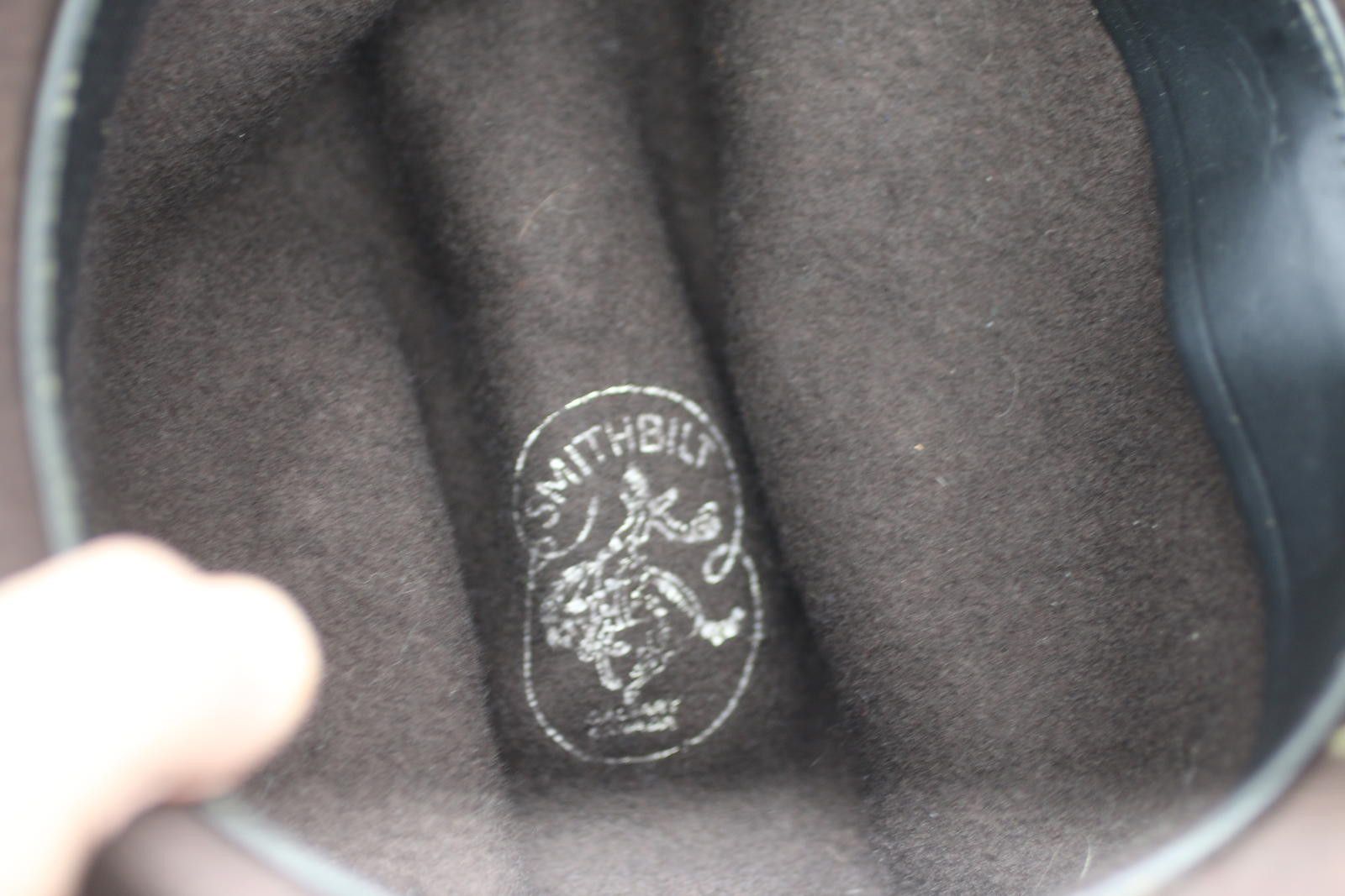 Other Vintage Smithbilt Brown Felt Cowboy Size6 3/4w/Sears Hat Box Size ONE SIZE - 12 Thumbnail
