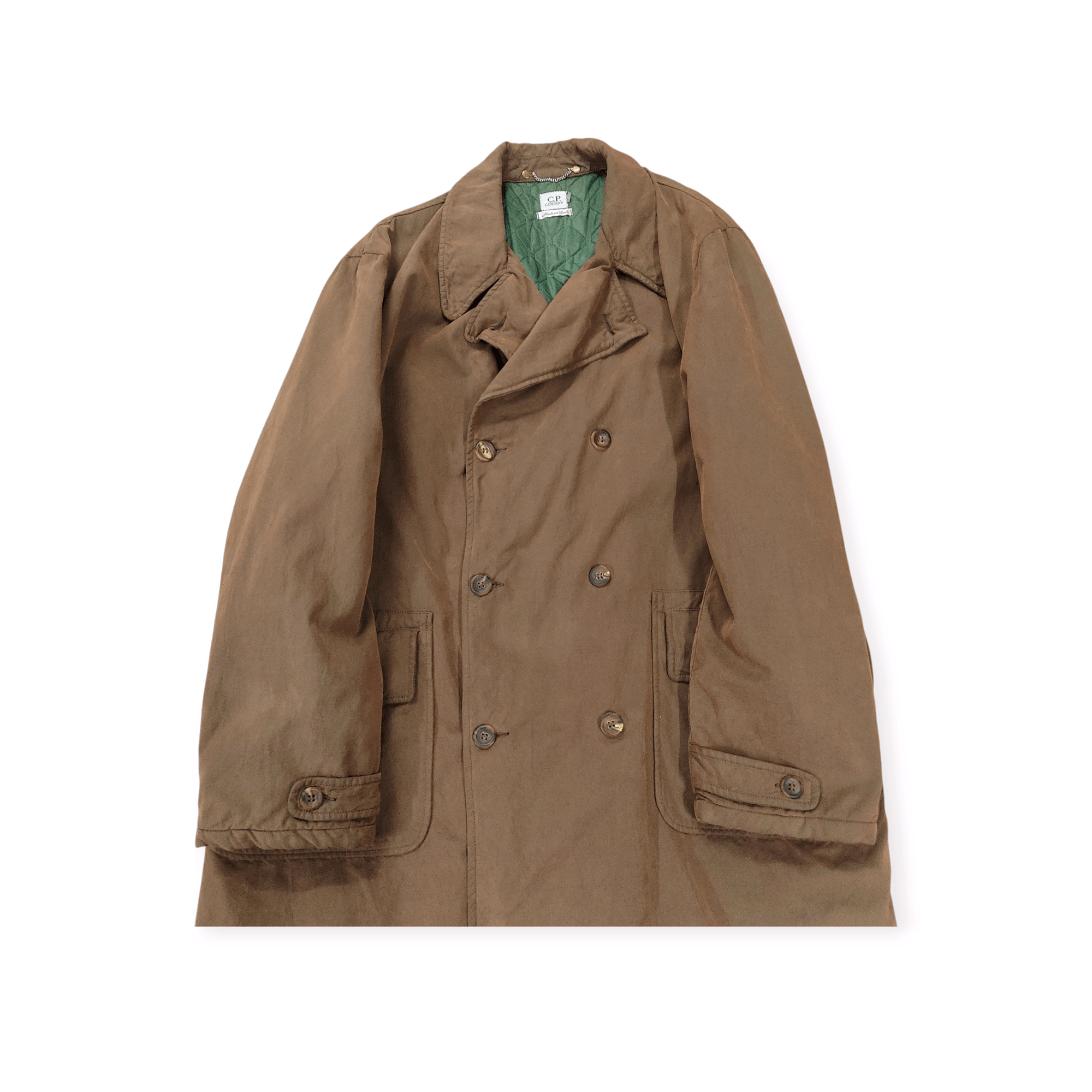 C.P. Company C.P. Company AW95 Double-Breasted Mackinaw Long Coat Size US XL / EU 56 / 4 - 5 Thumbnail