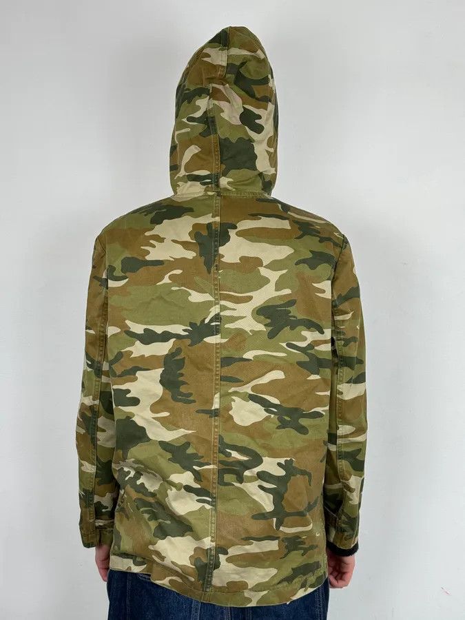 A.P.C. A.P.C. Khaki Camo Hooded Jacket Multi-Pocket Jacket Size US M / EU 48-50 / 2 - 3 Thumbnail